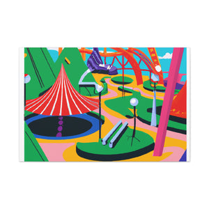 Bloomscape Park - Landscape - Amusement Canvas