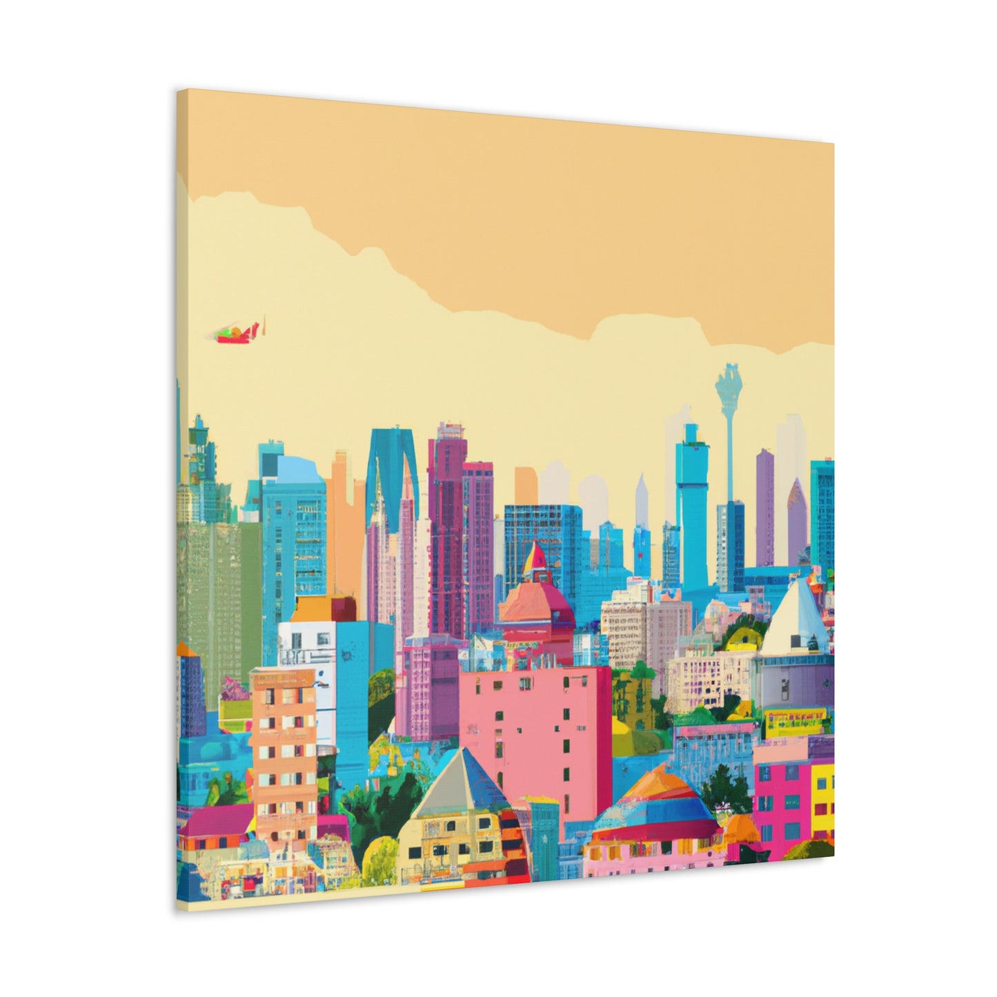 Vibrant Delhi - Destination India - Canvas