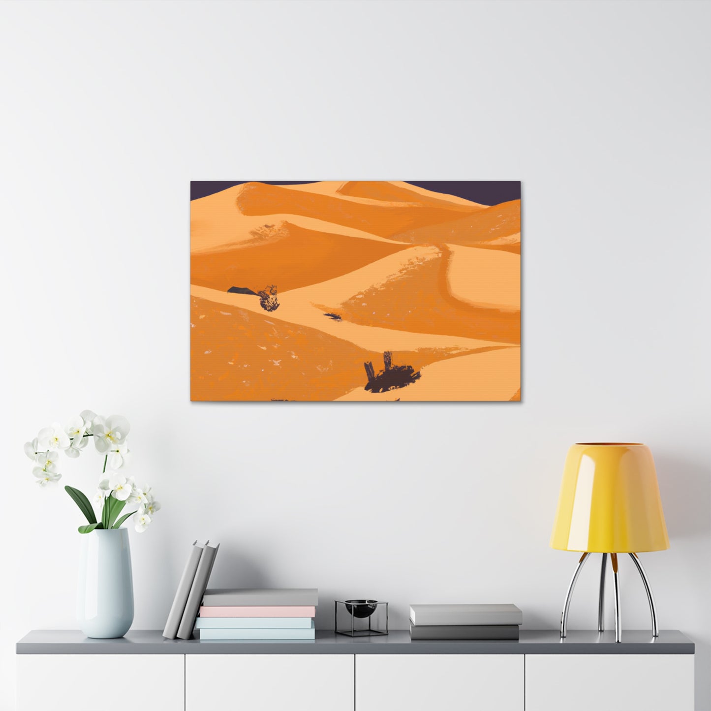 "Retro Reprised - Vintage Contemporary" - Desert Canvas