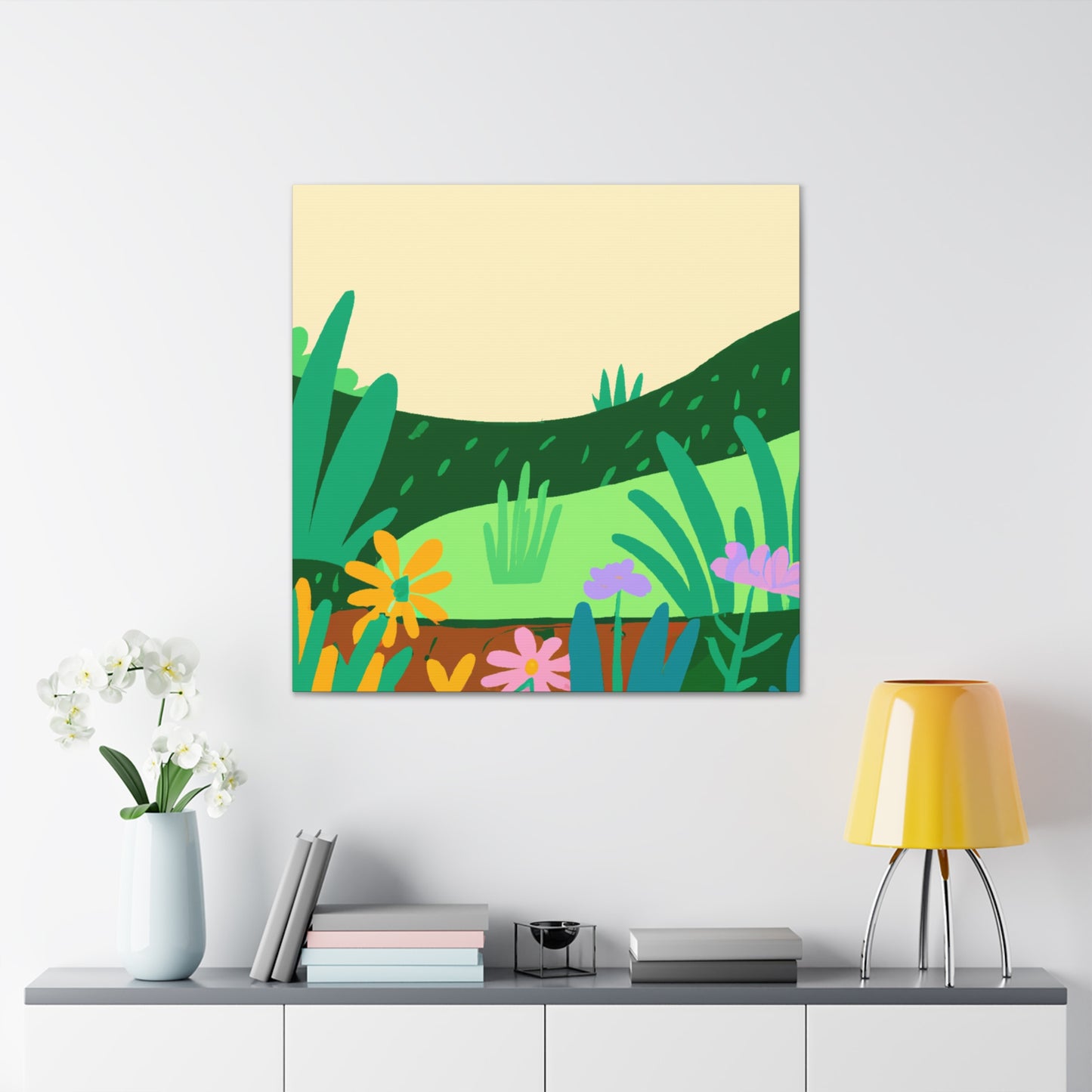 Blooming Veil - Landscape - Canvas