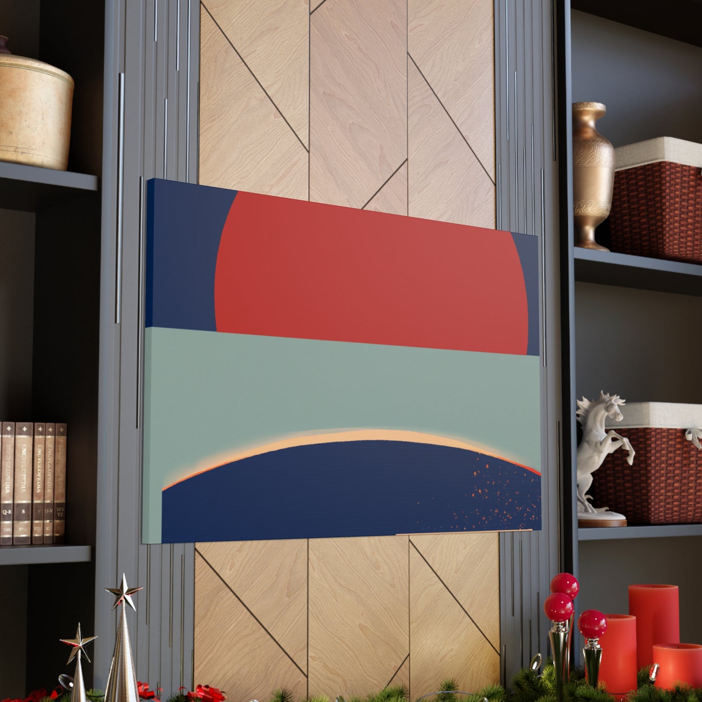 The Bridge - Midcentury Canvas