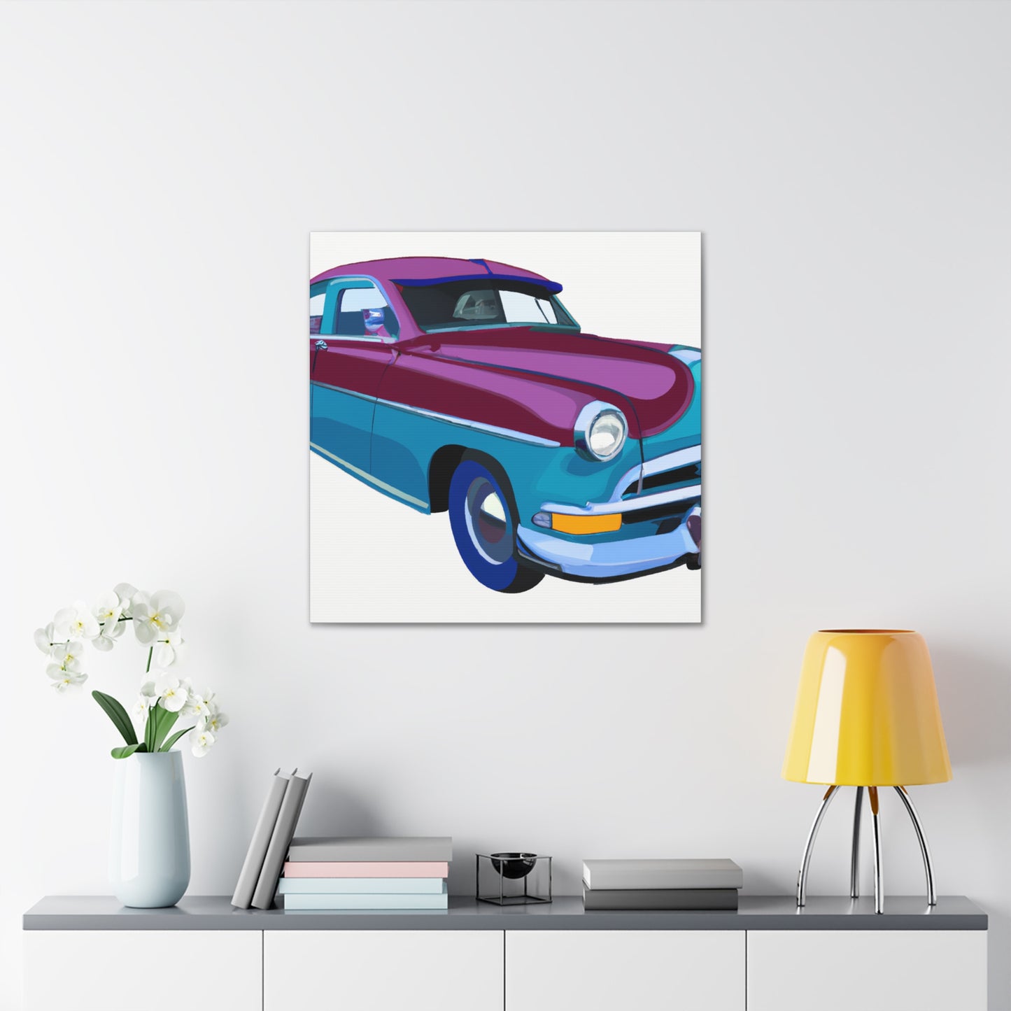 Hudson Hornet - Automobile - Canvas