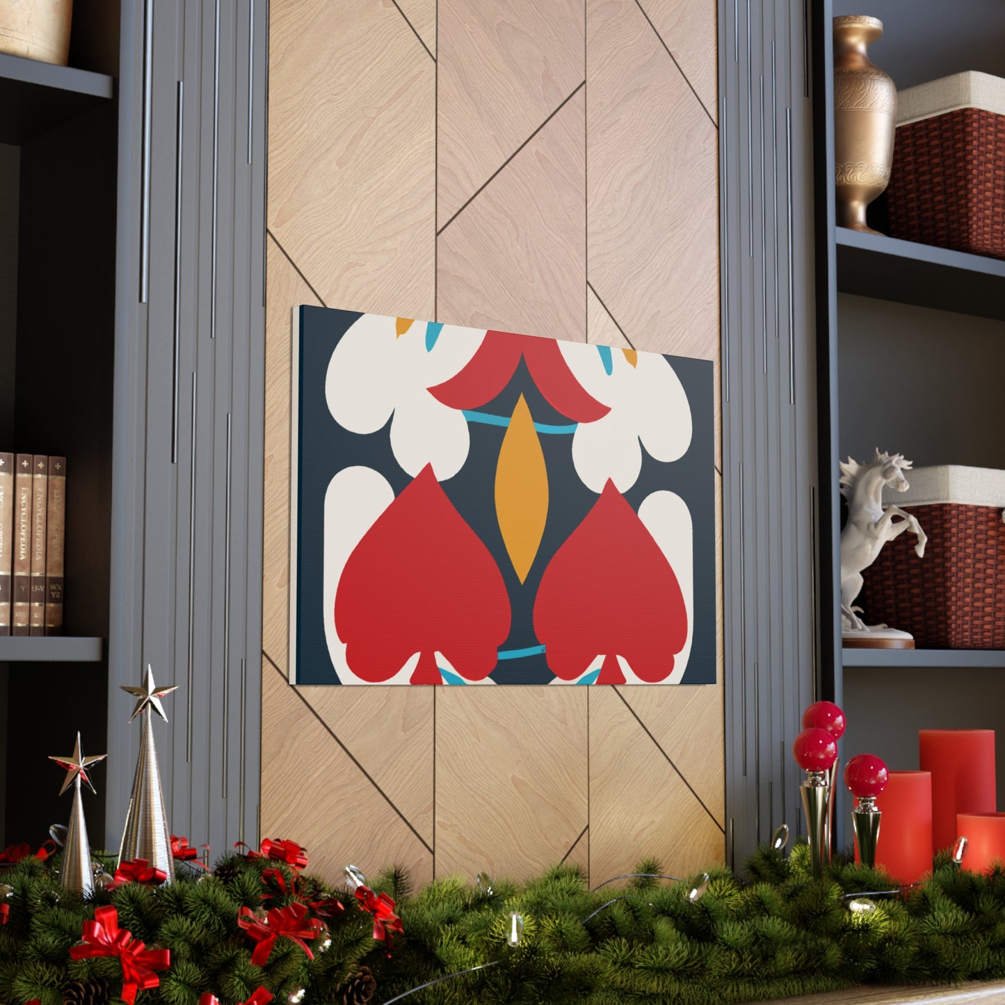 Glowfinch - Midcentury Canvas