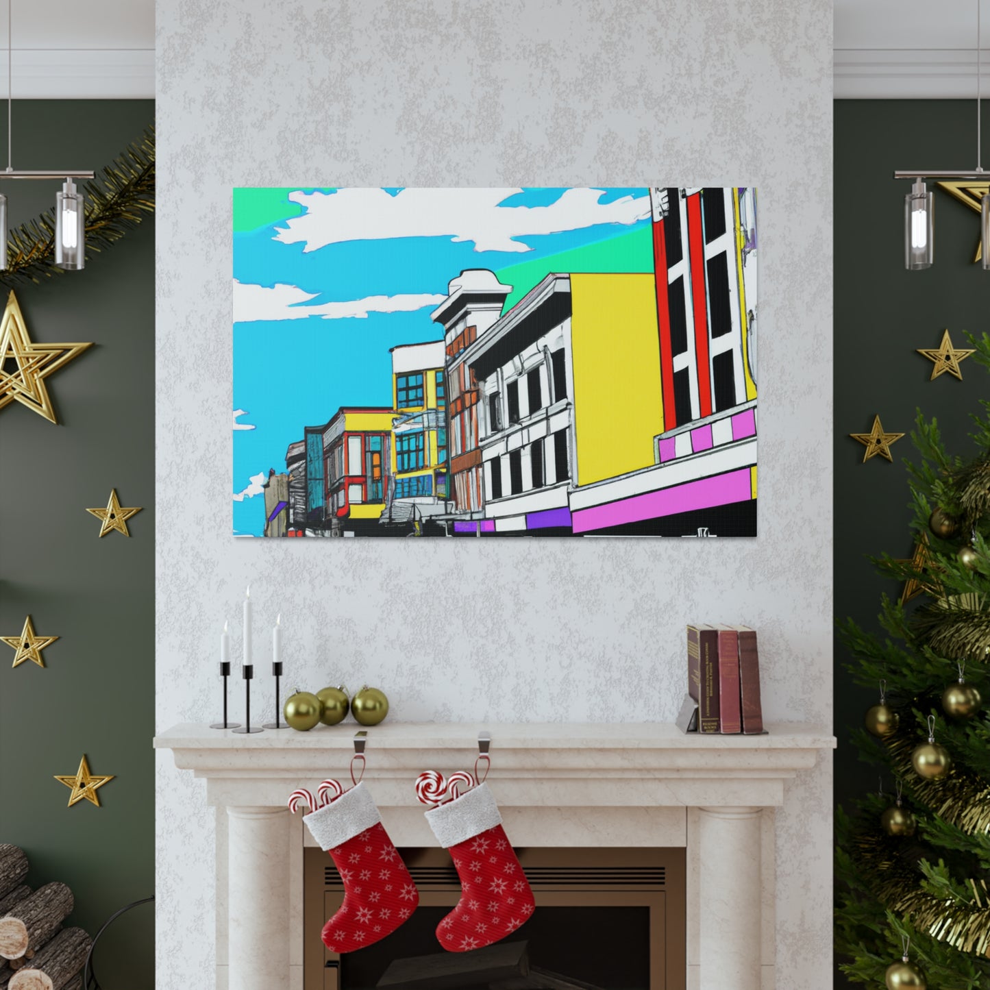 Vancouver Avenue - Architectural Canvas Pop Art