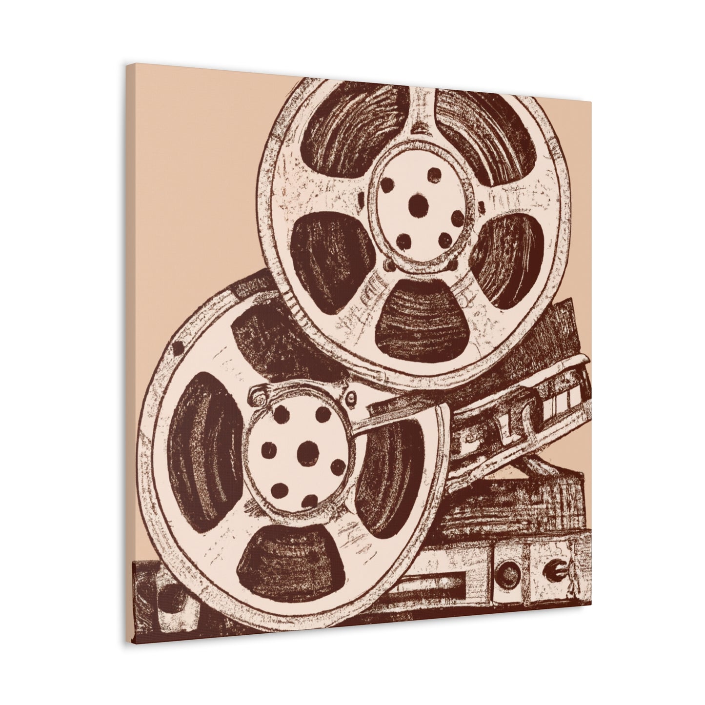 Reel Smashers - Retro Music and Film Canvas