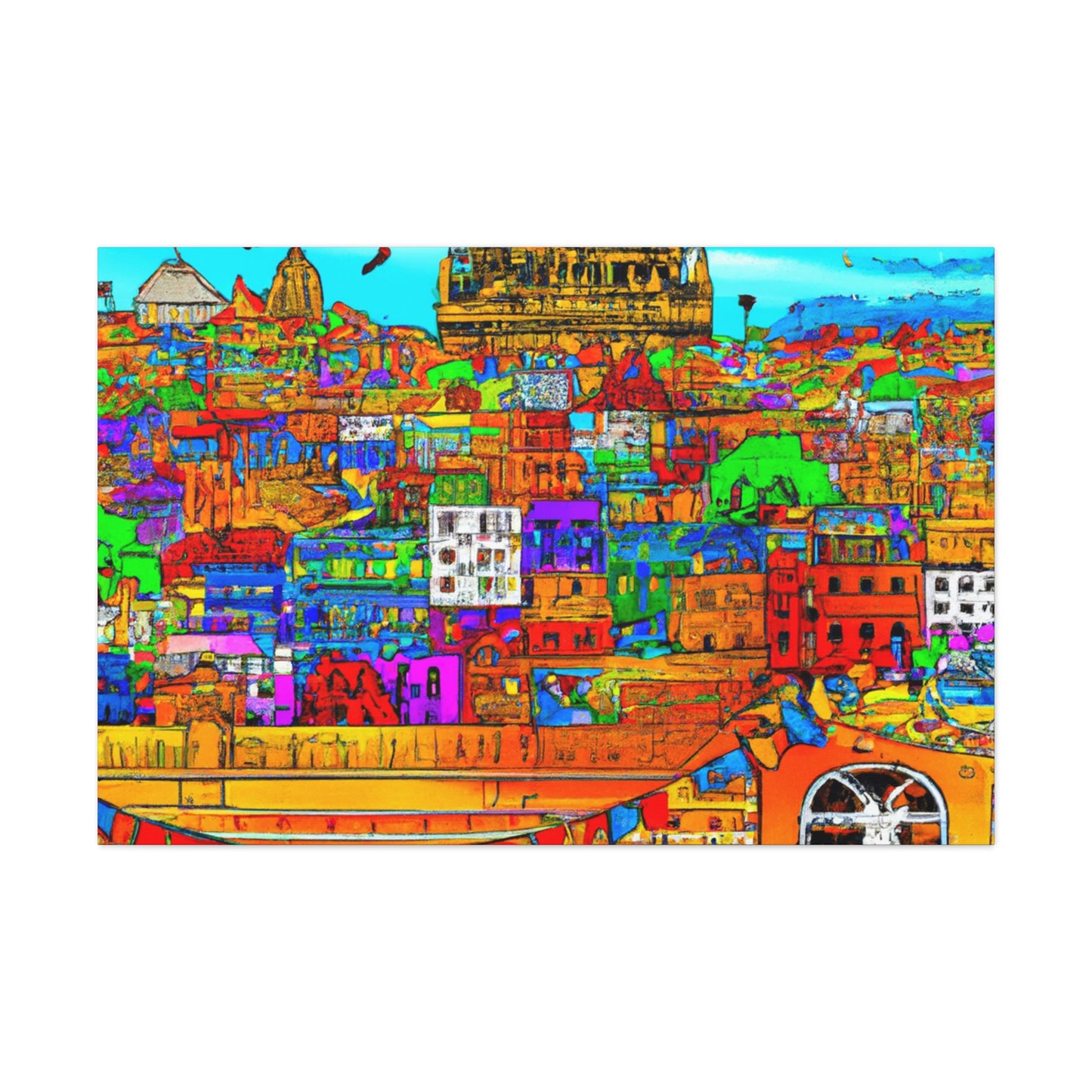 Khajuraho- Destination India - Canvas