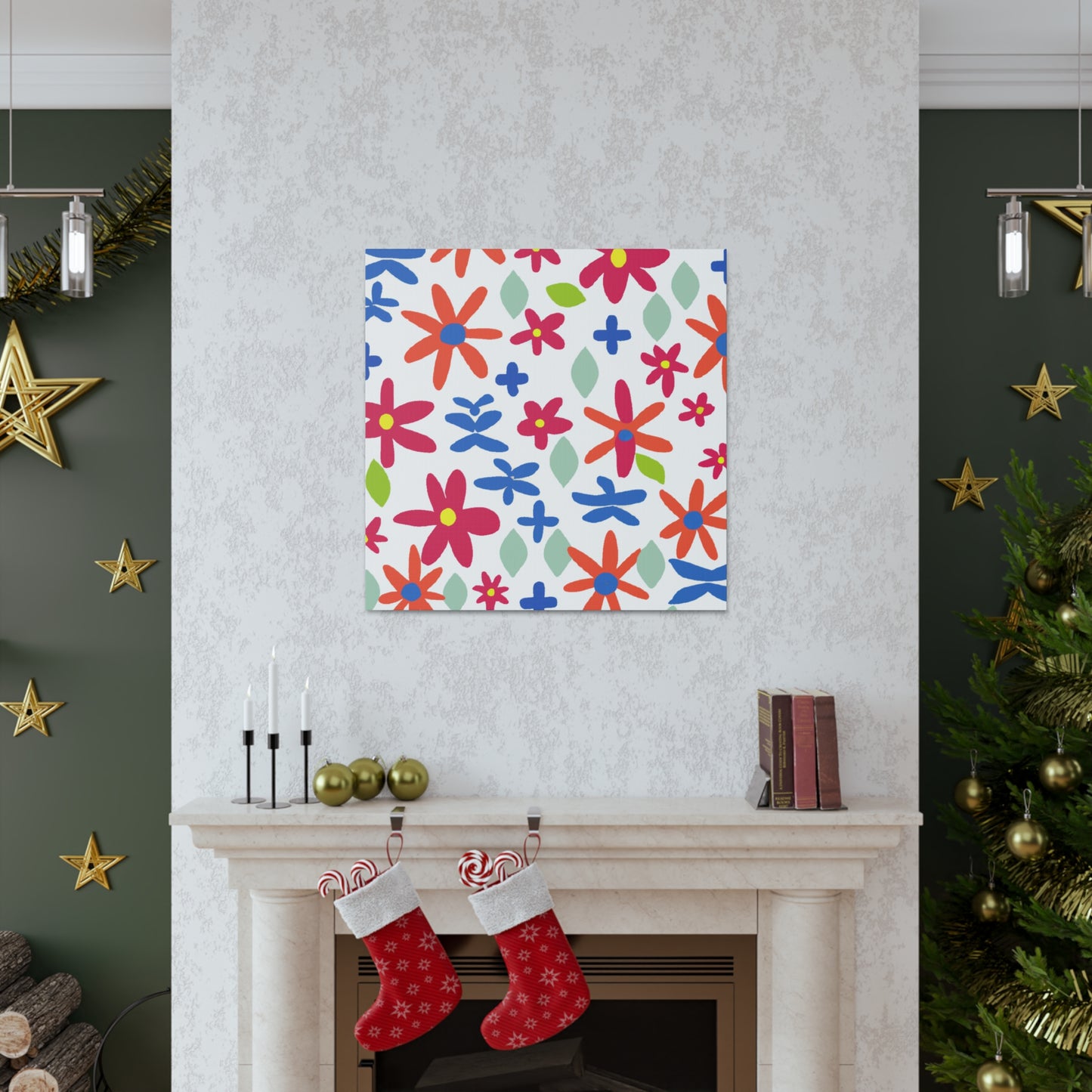 Blooming Joyfulness - Floral Canvas