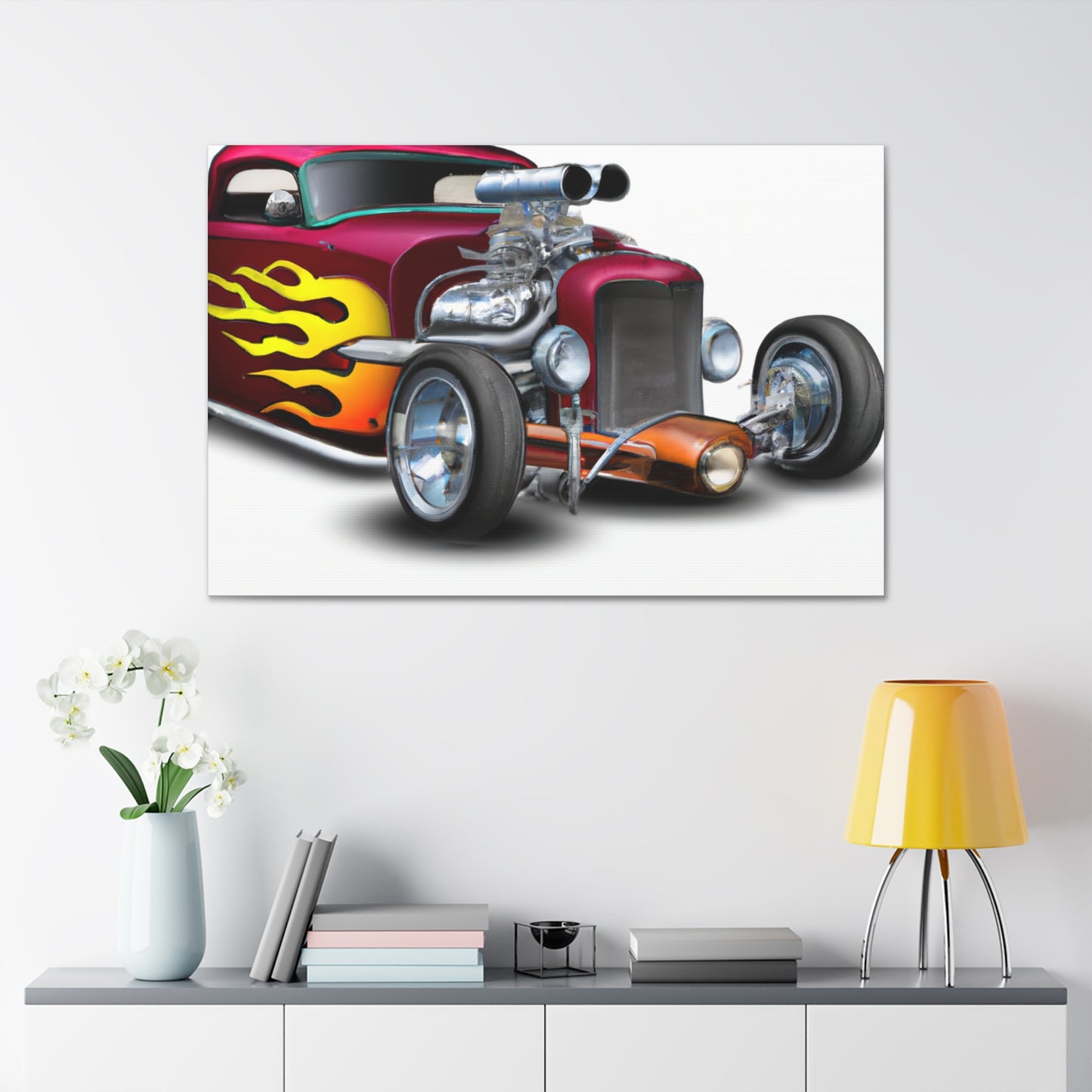 Retro Burner - Automobile - Canvas