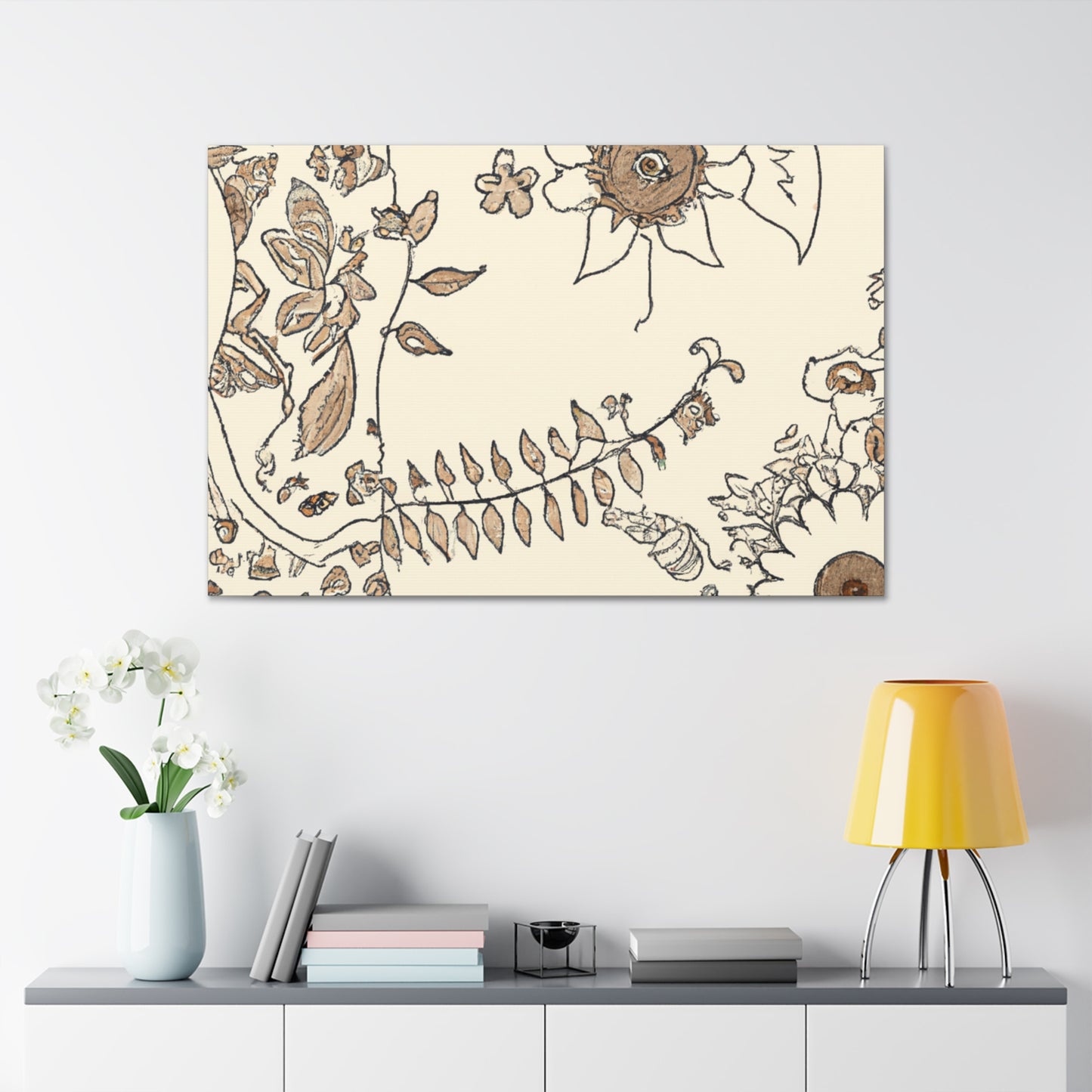 Blossomway - Floral - Canvas