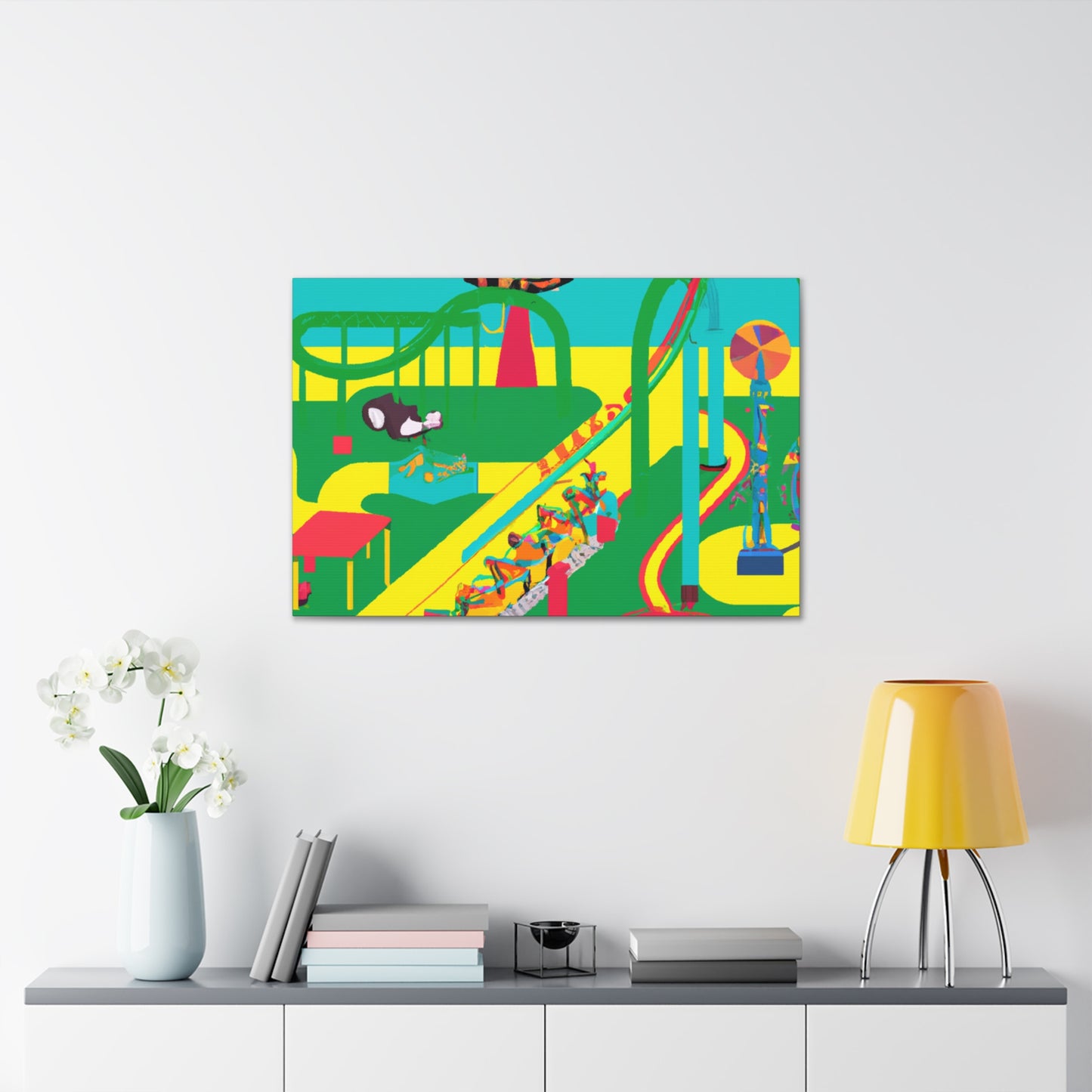 Cotton Candy Kingdom - Amusement - Canvas