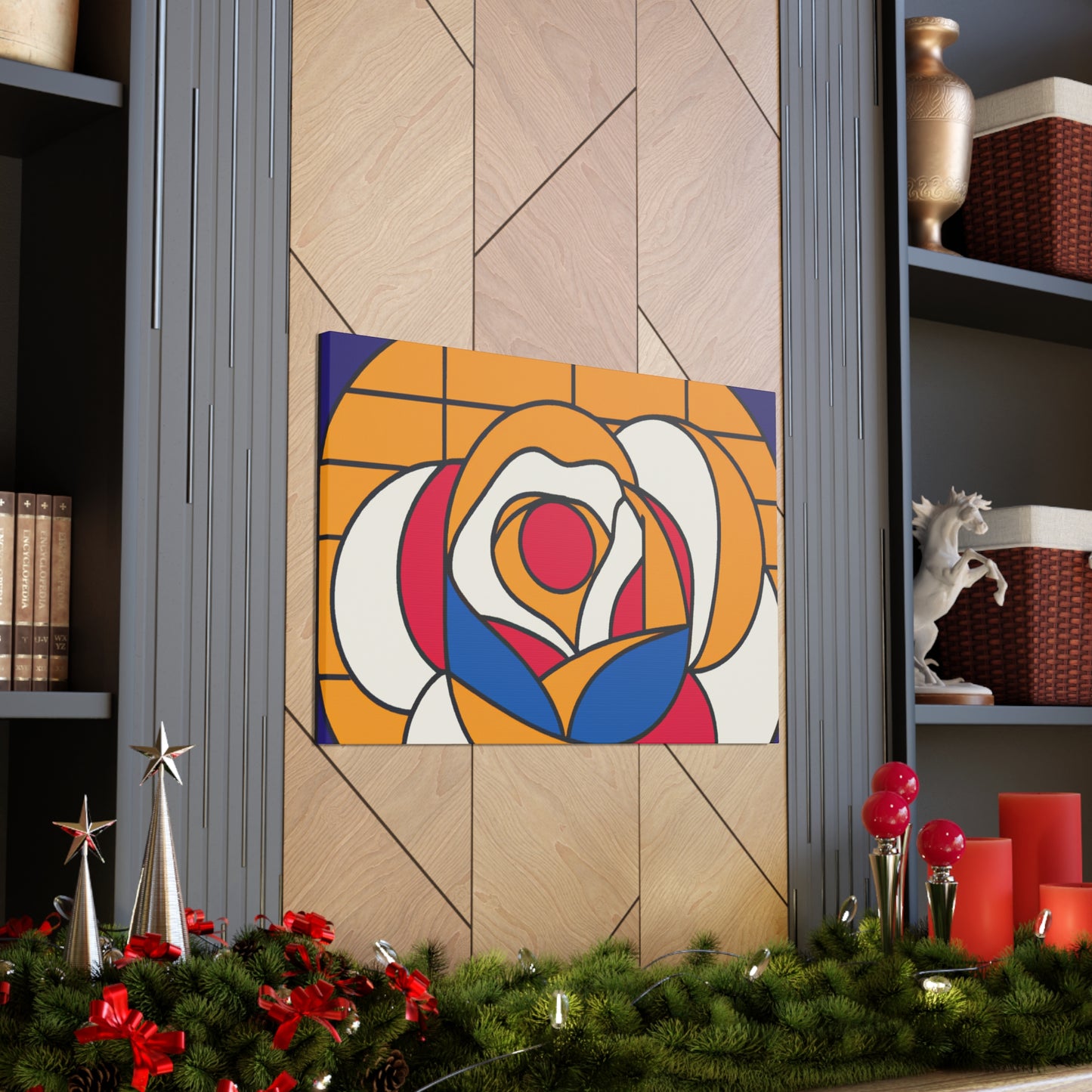 Poppy- Midcentury Canvas