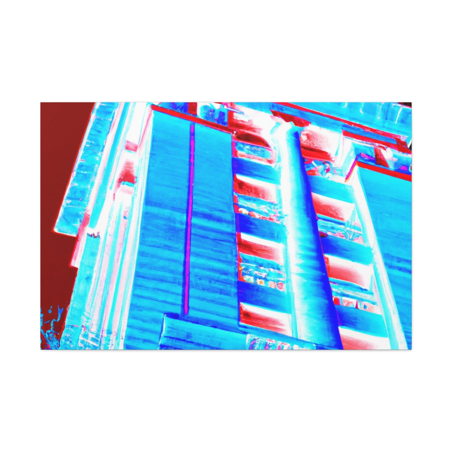 'Geometric Glitz: A Celebration of Art Deco Architecture' - Canvas