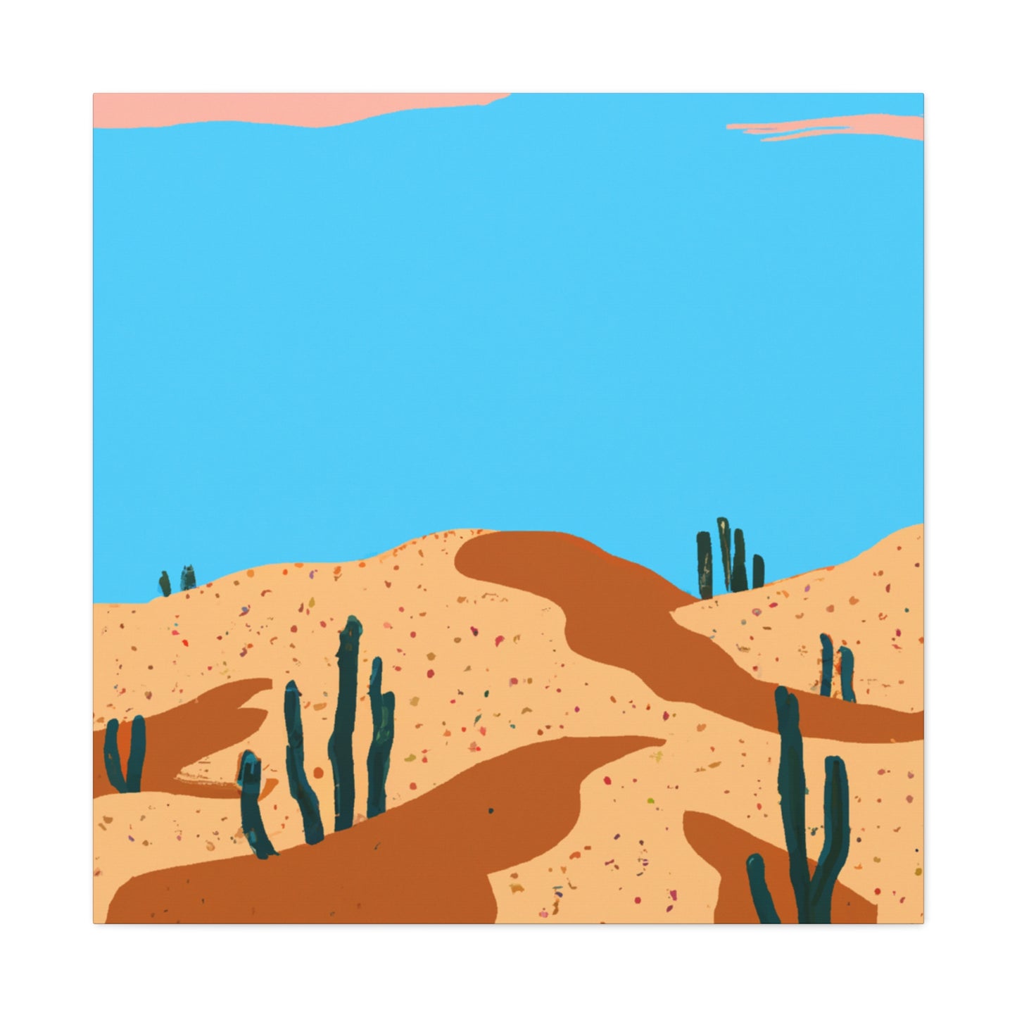 Easton Paisley - Vintage Contemporary - Desert - Canvas