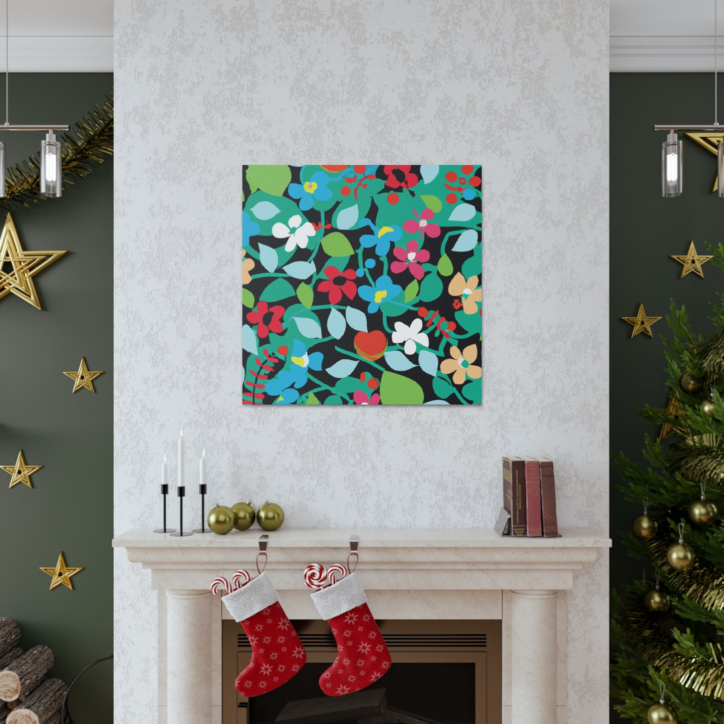 Blooming Happiness - Floral Canvas