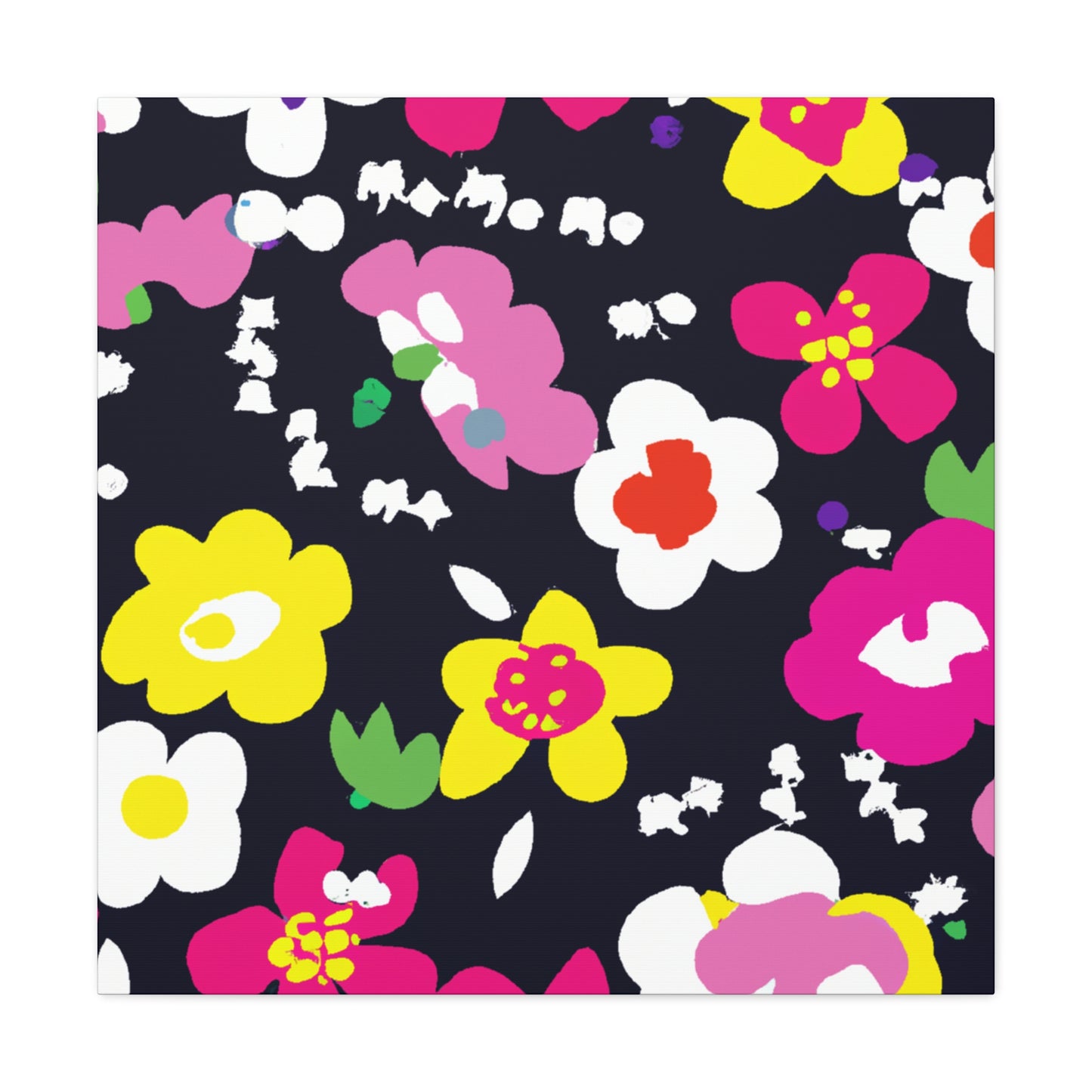 Blissful Bloomies - Floral - Canvas
