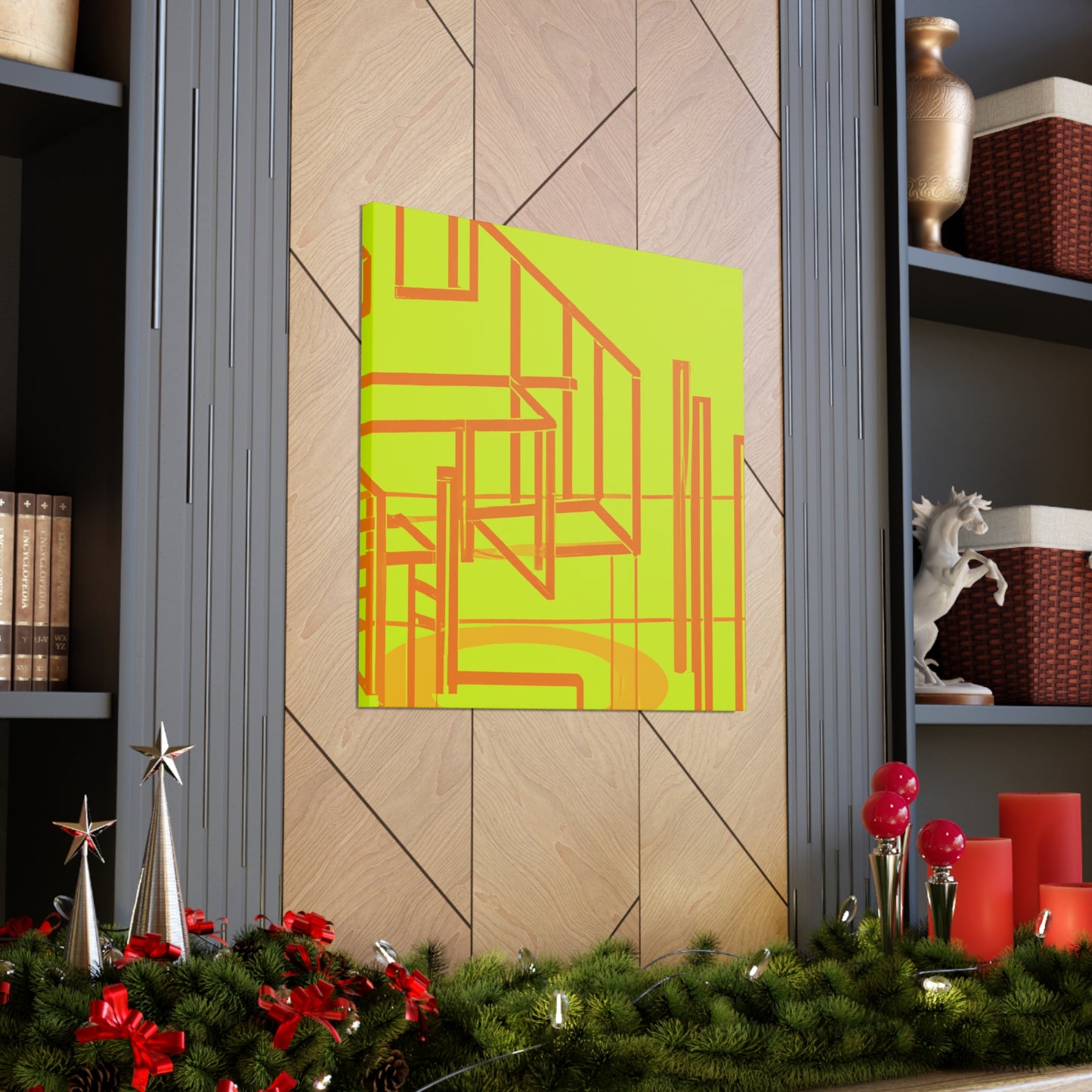 Neon Structure - Canvas - Architectural
