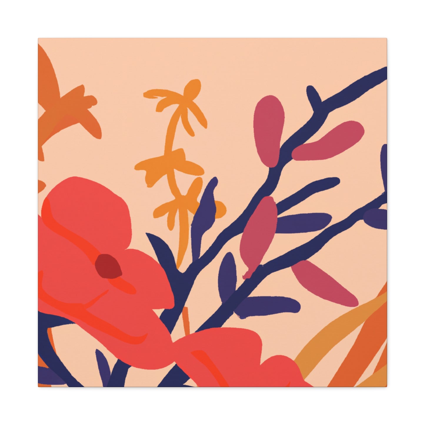 Camellia - Floral - Canvas