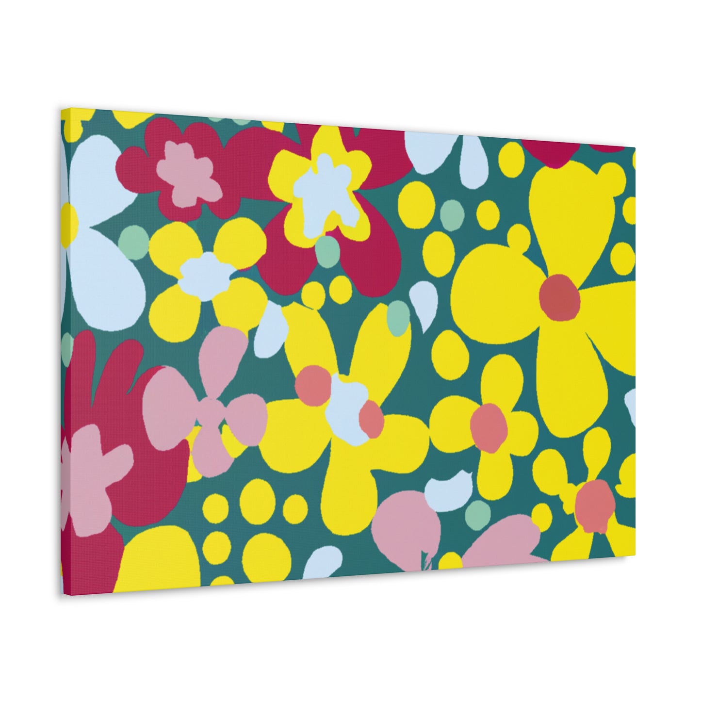 Flower Garden Frenzy - Floral Canvas