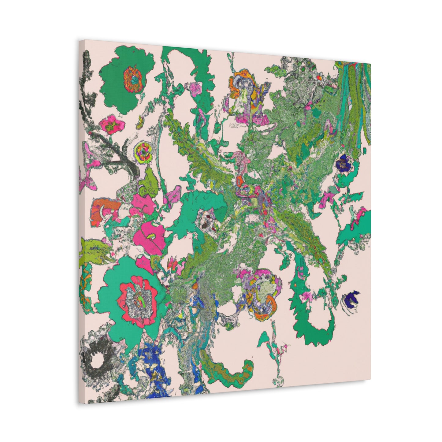Blissful Beauty - Floral - Canvas