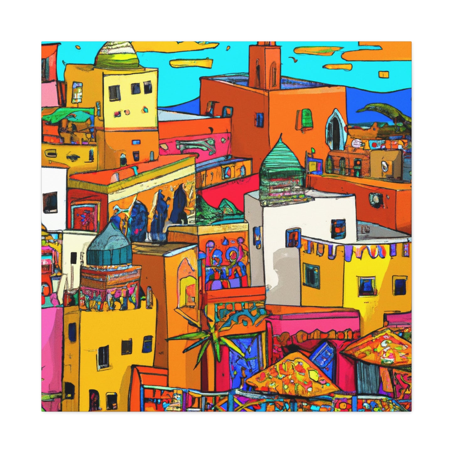 Raya Kanzari - Morraco - Canvas