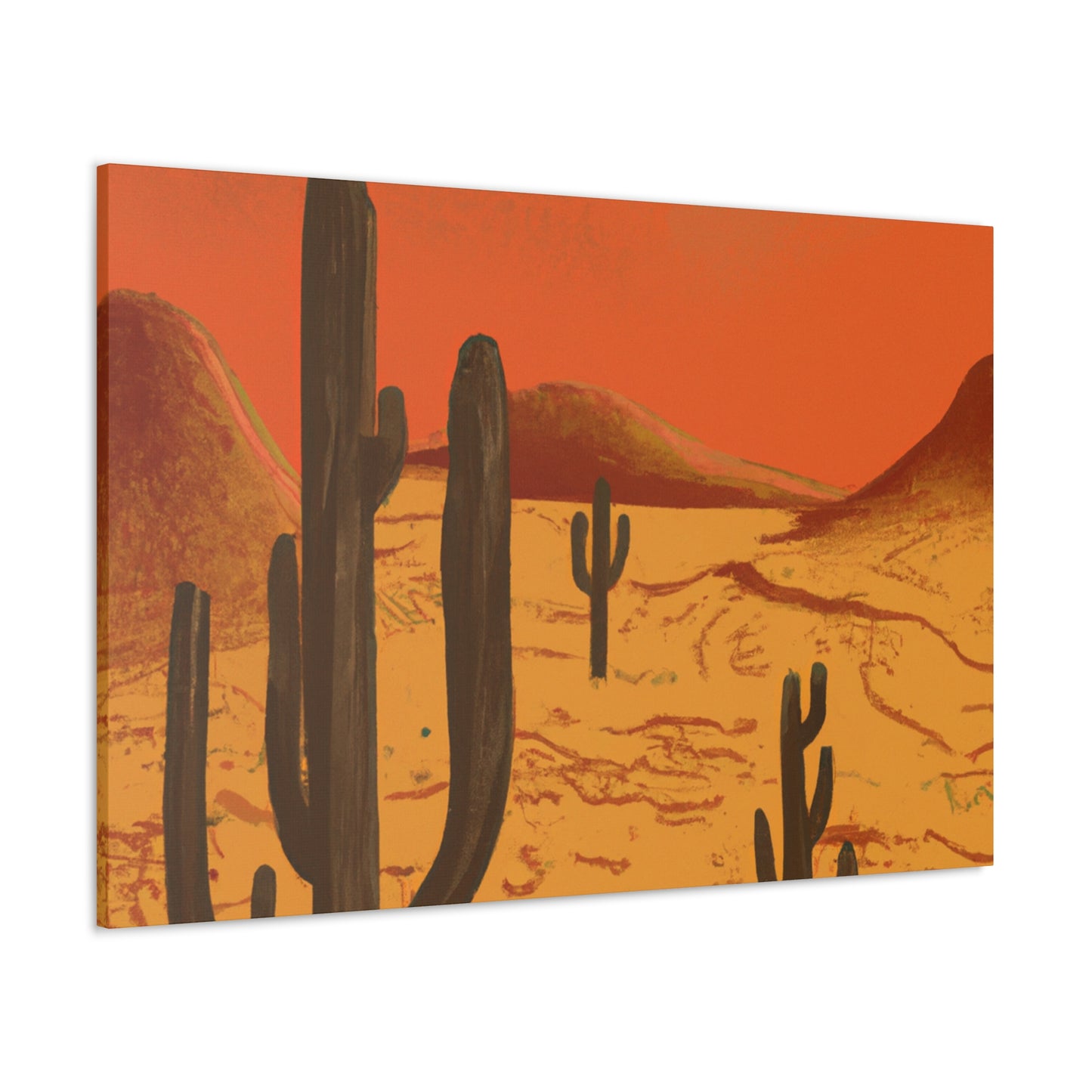 Mustique - Vintage Contemporary - Desert - Canvas
