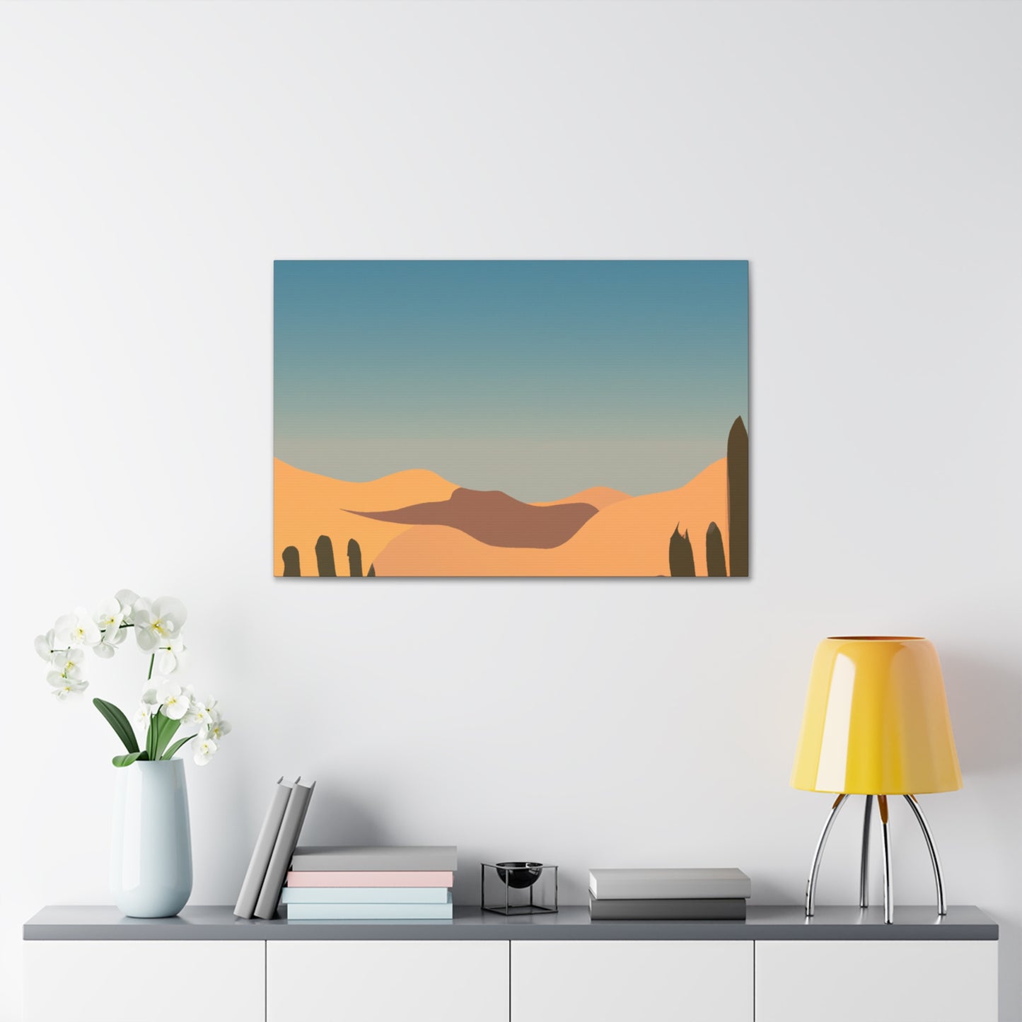 Cactustine - Landscape - Canvas