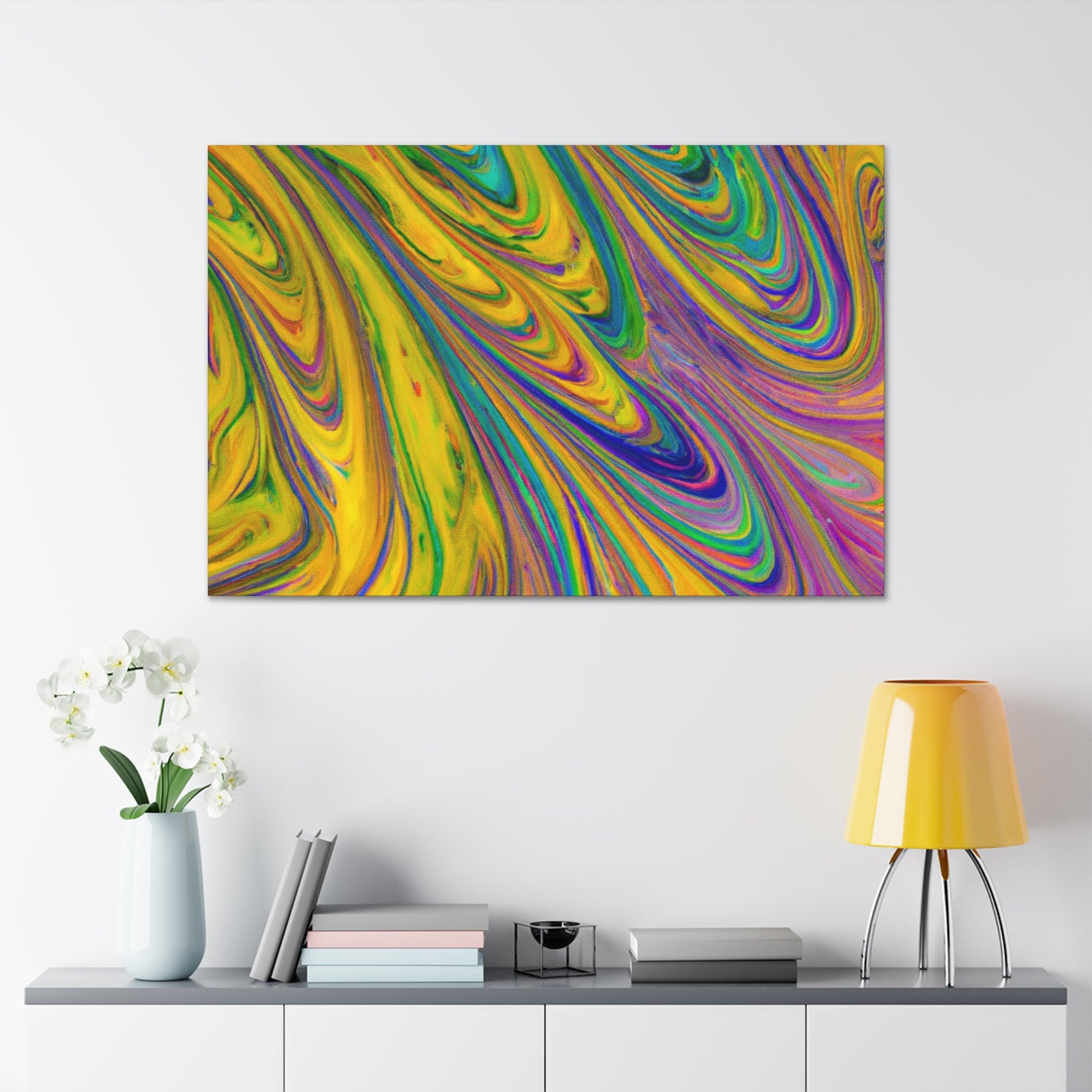 Yello Rijn - Abstract Canvas