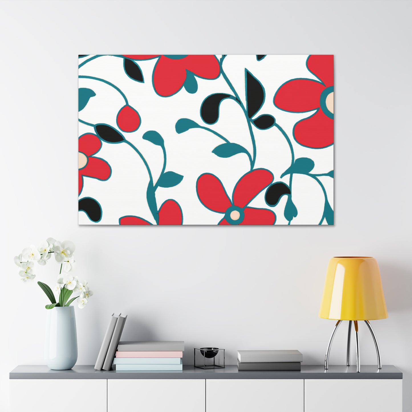 Petal Dance - Floral - Canvas