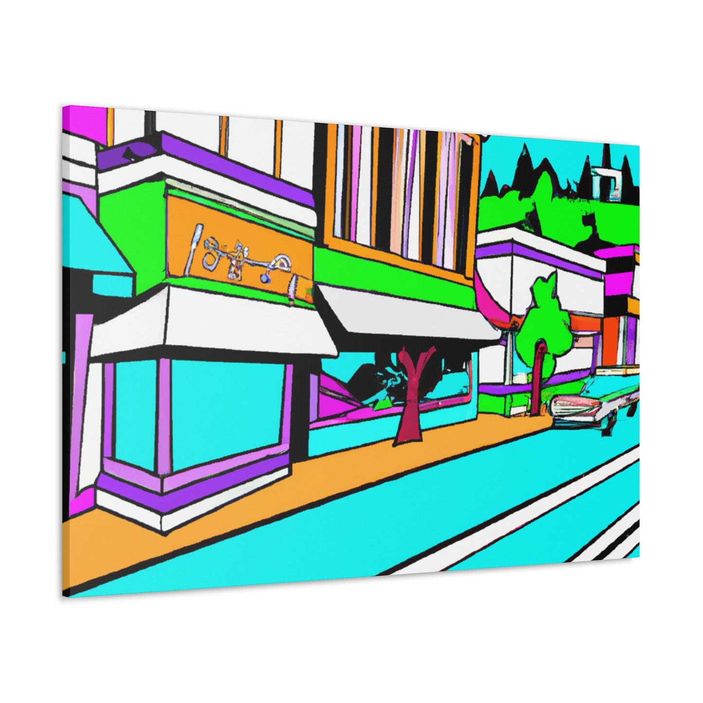 Hollywood Avenue - Pop Art Canvas