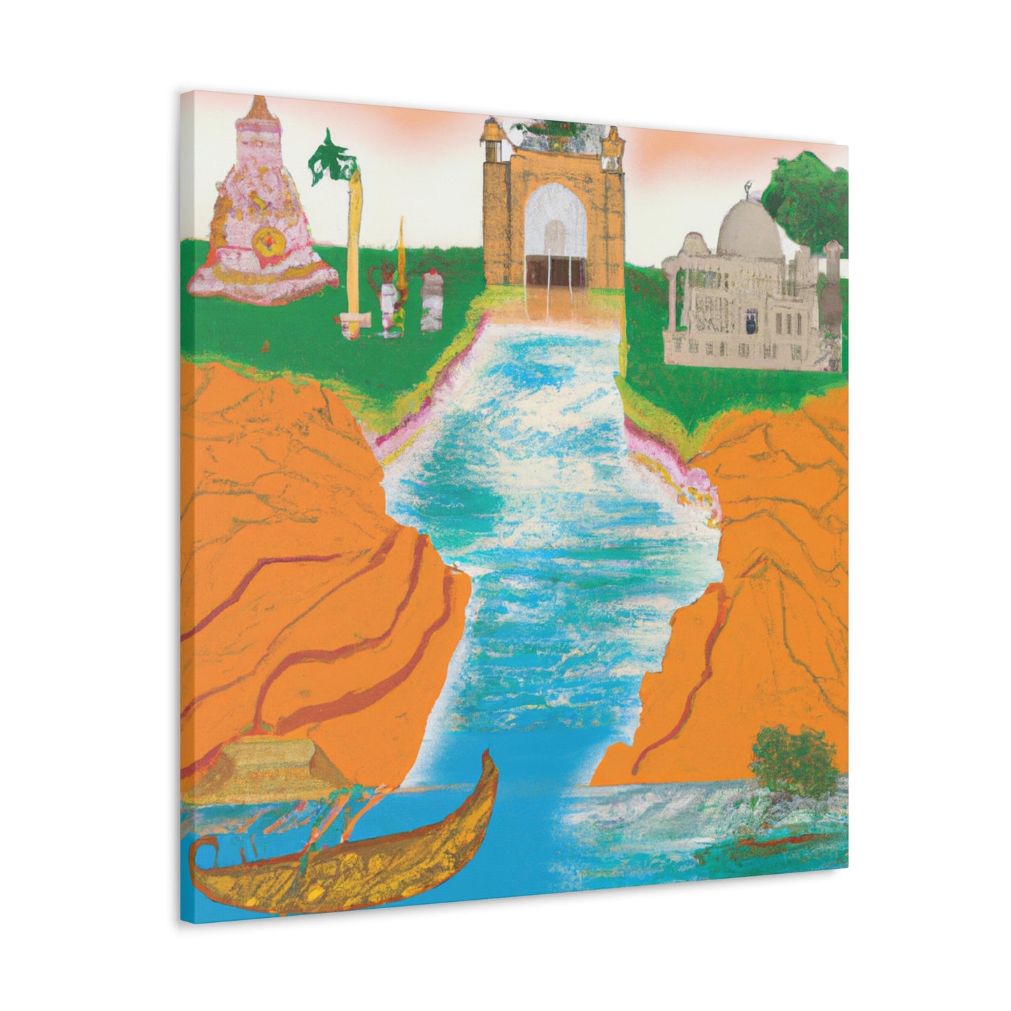 Vibrant Varanasi - Destination India - Canvas