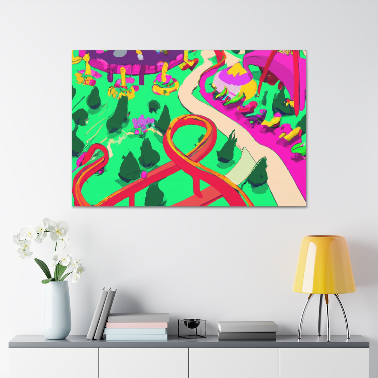 Spiral Seas - Amusement - Canvas