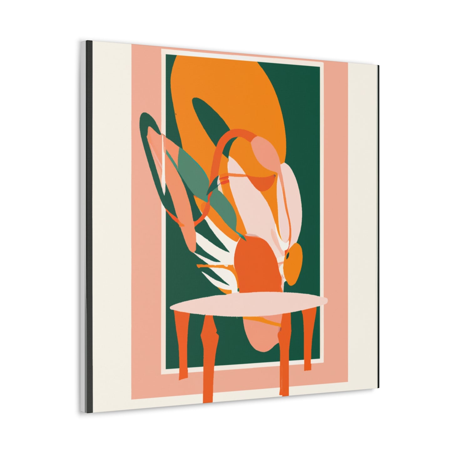 Flamingote - Midcentury Canvas