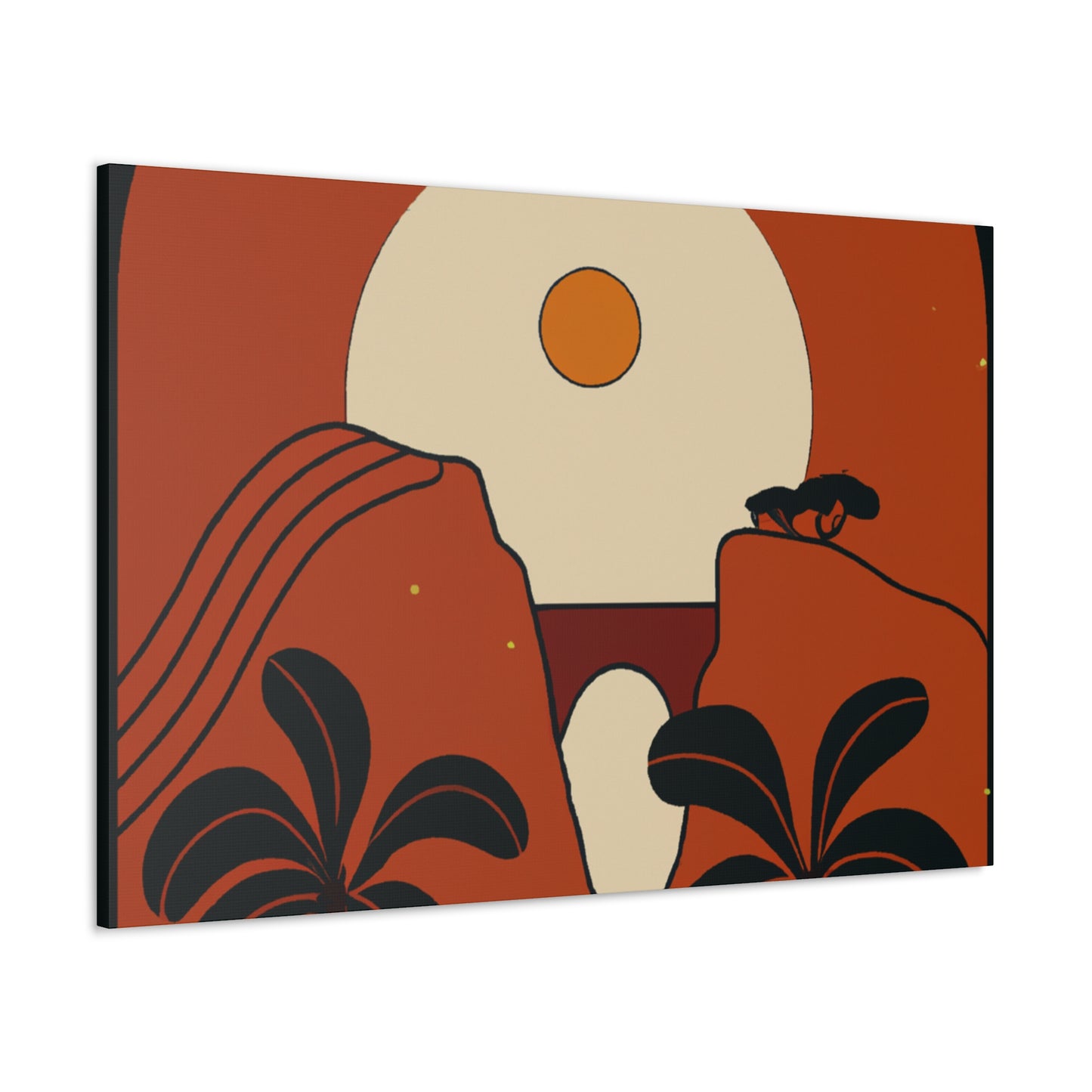 Timekeeper - Midcentury - Canvas