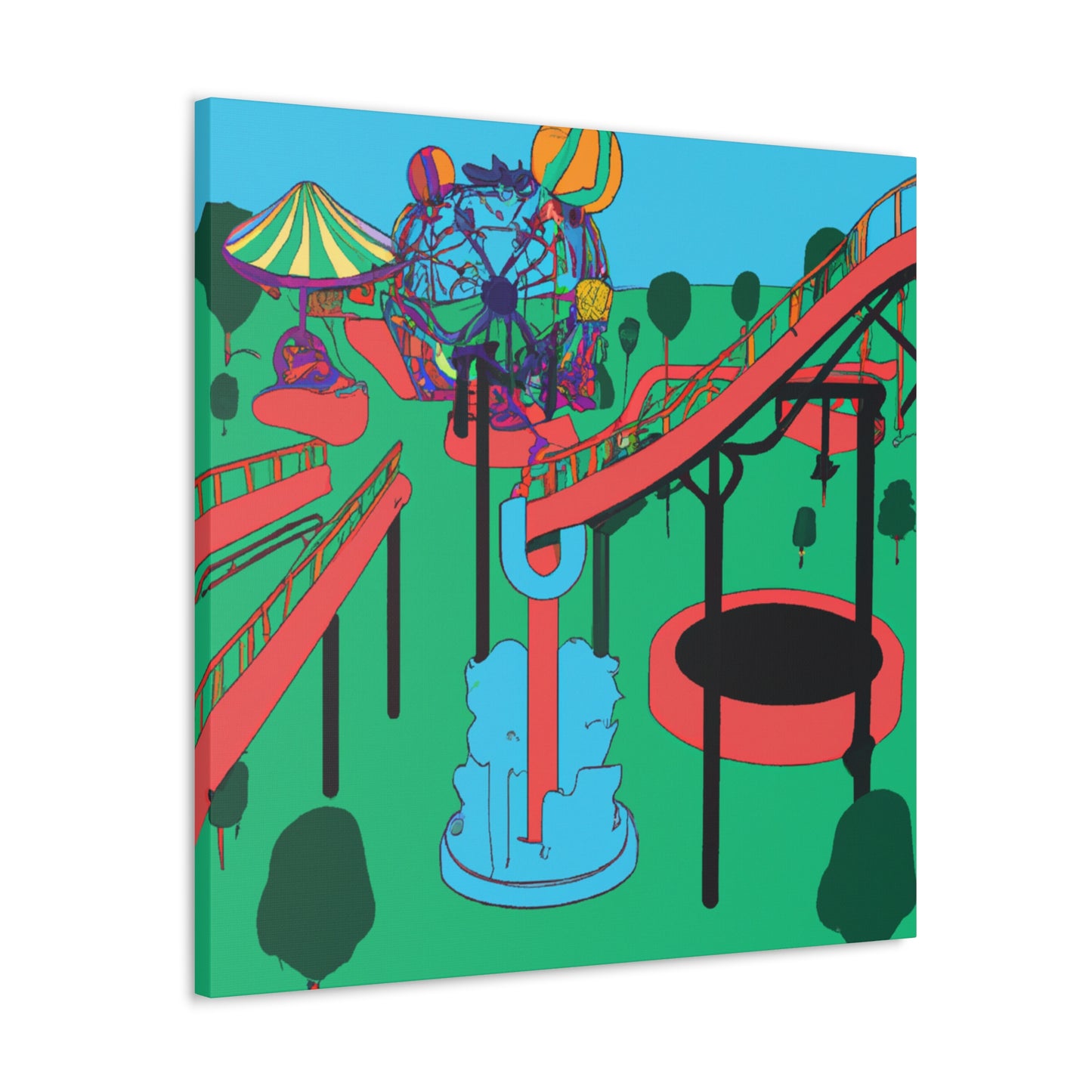 Mystic Meadow-Landscape - Amusement - Canvas