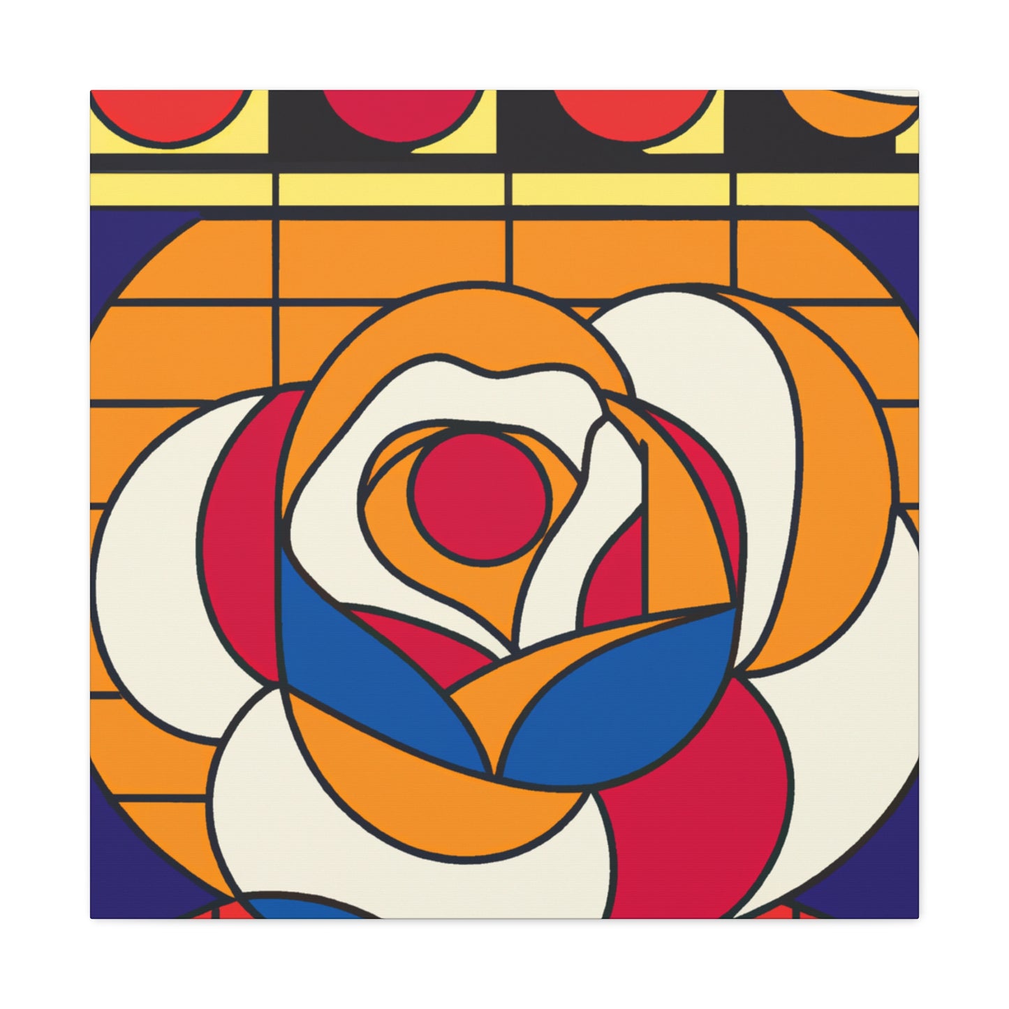 Poppy- Midcentury Canvas