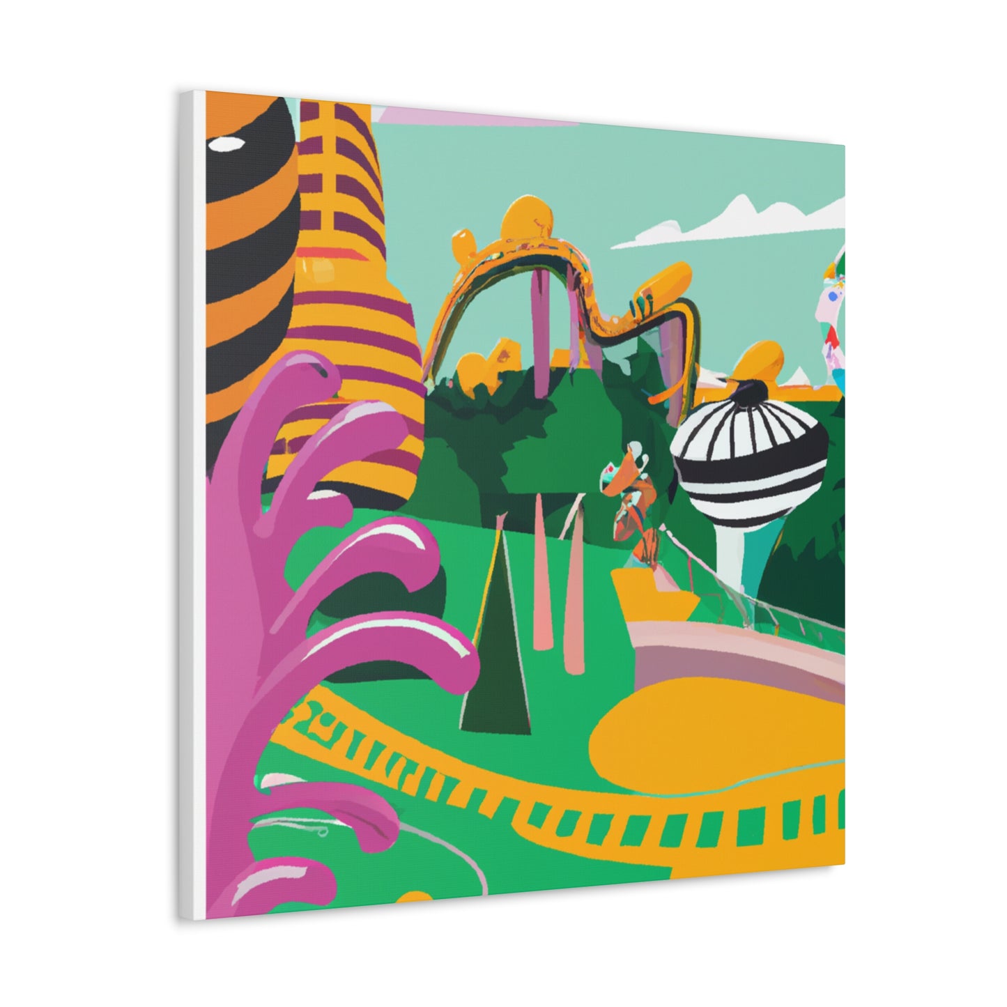 Verdant Valleyscape - Amusement - Canvas