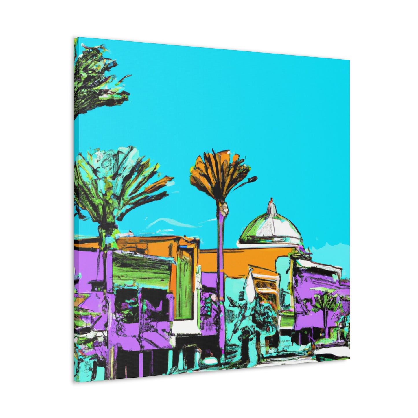 Oasisville - Architectural - Canvas