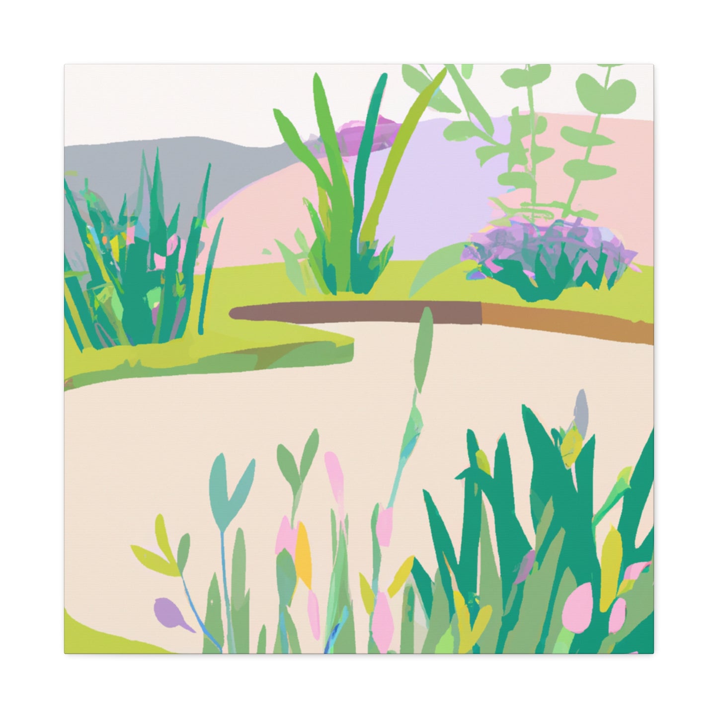 Graceful Greenery - Landscape - Canvas
