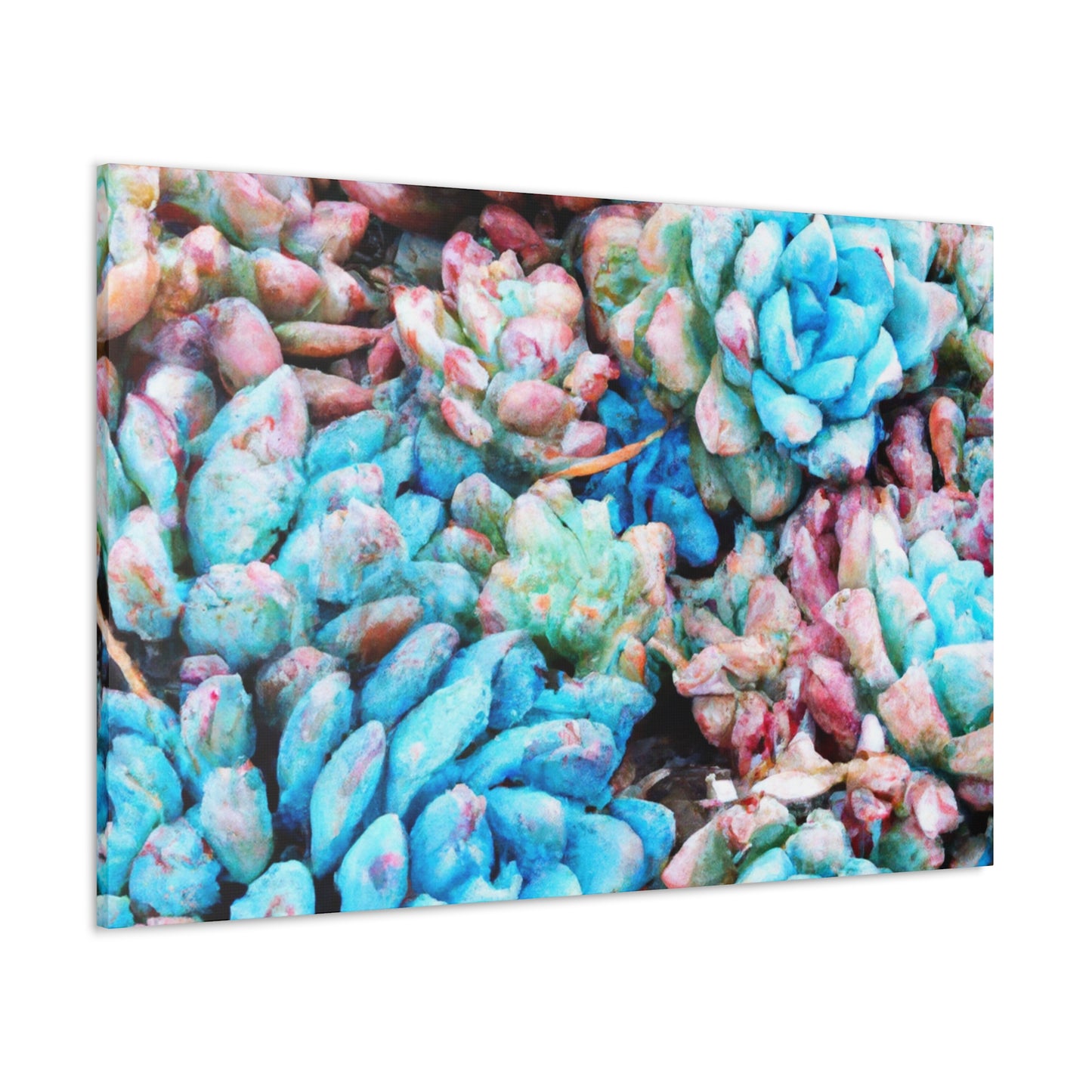 "Blooming Haven" - Canvas - Succulent