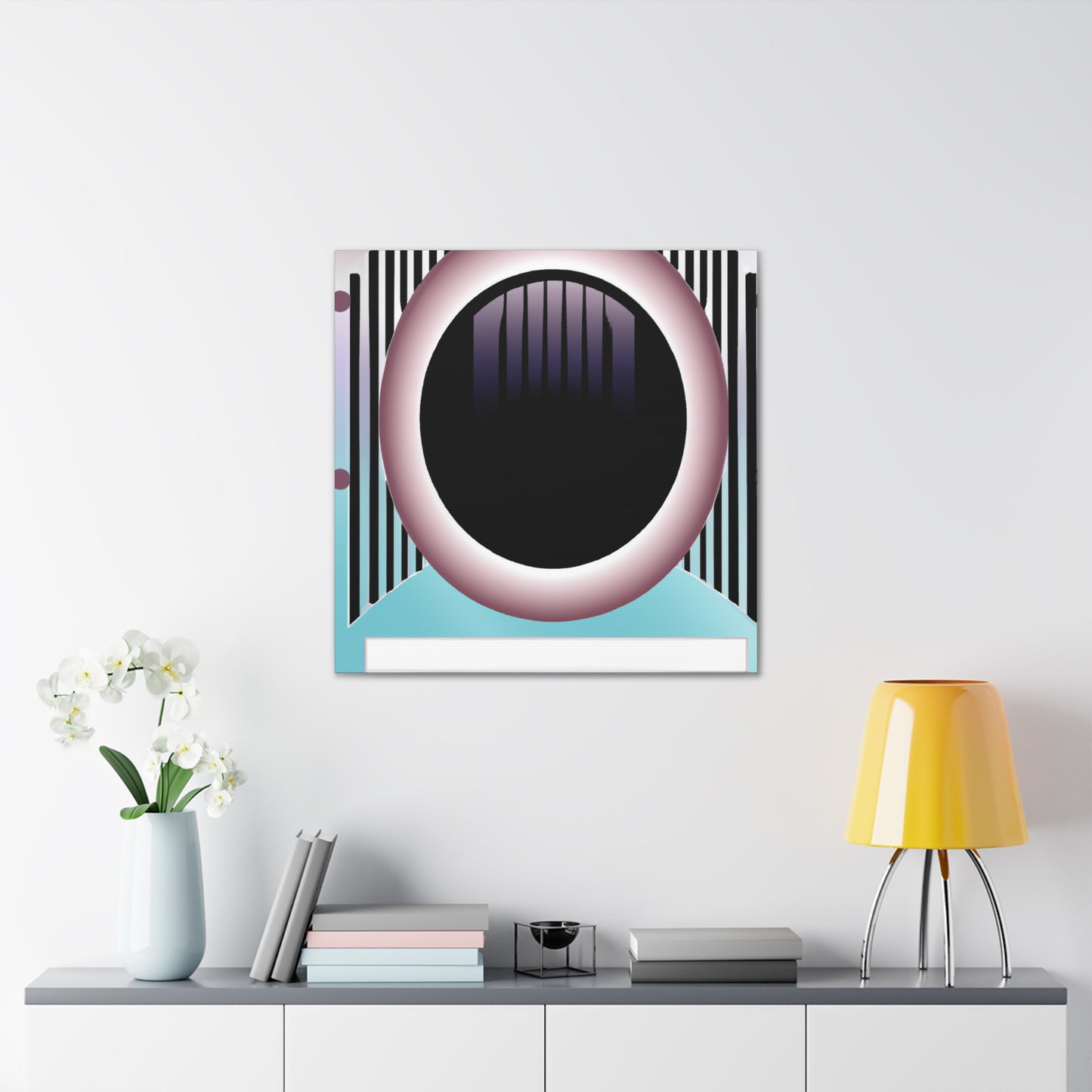 Opulent Streamline: A Fusion of Art Deco and Futuristic Design. - Canvas