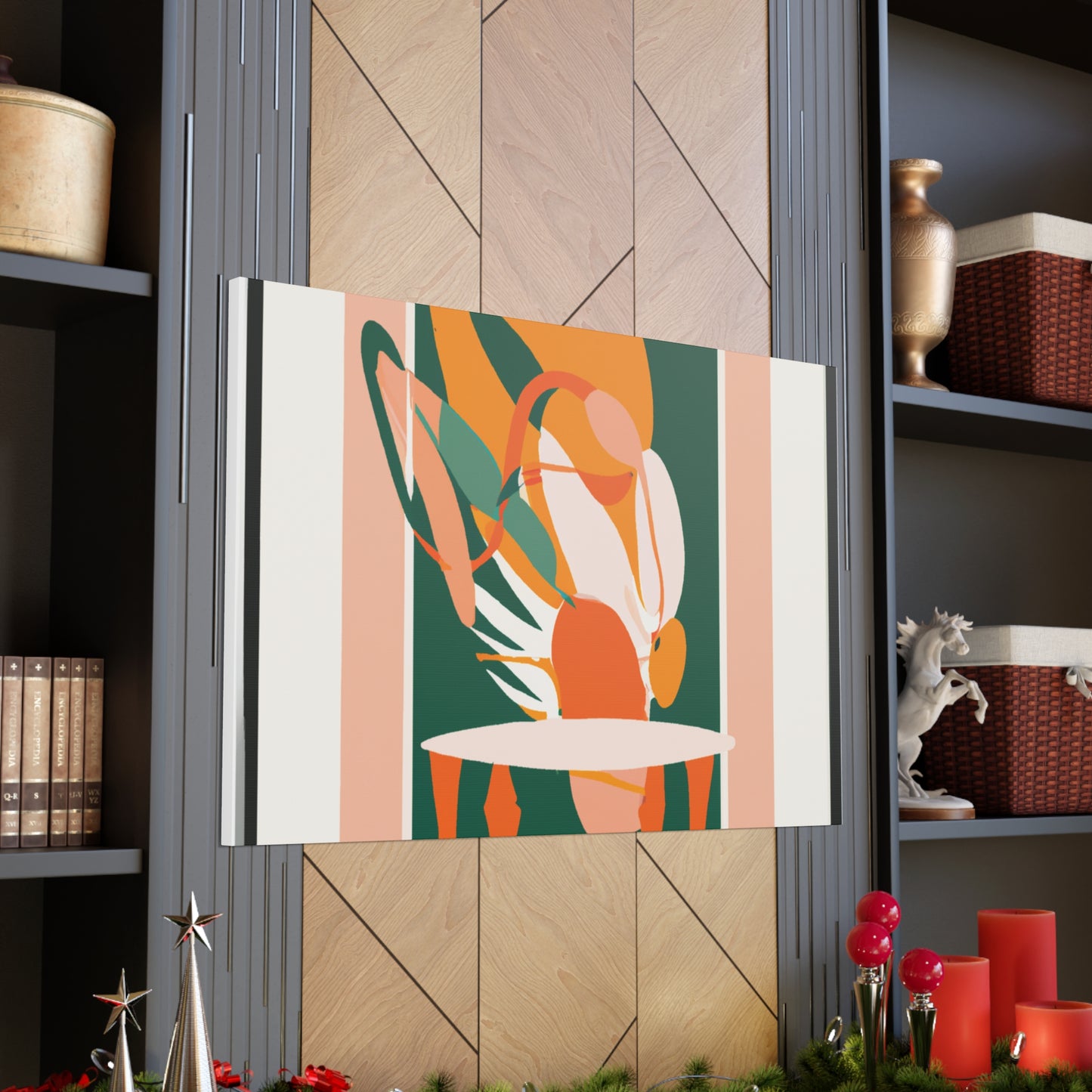 Flamingote - Midcentury Canvas