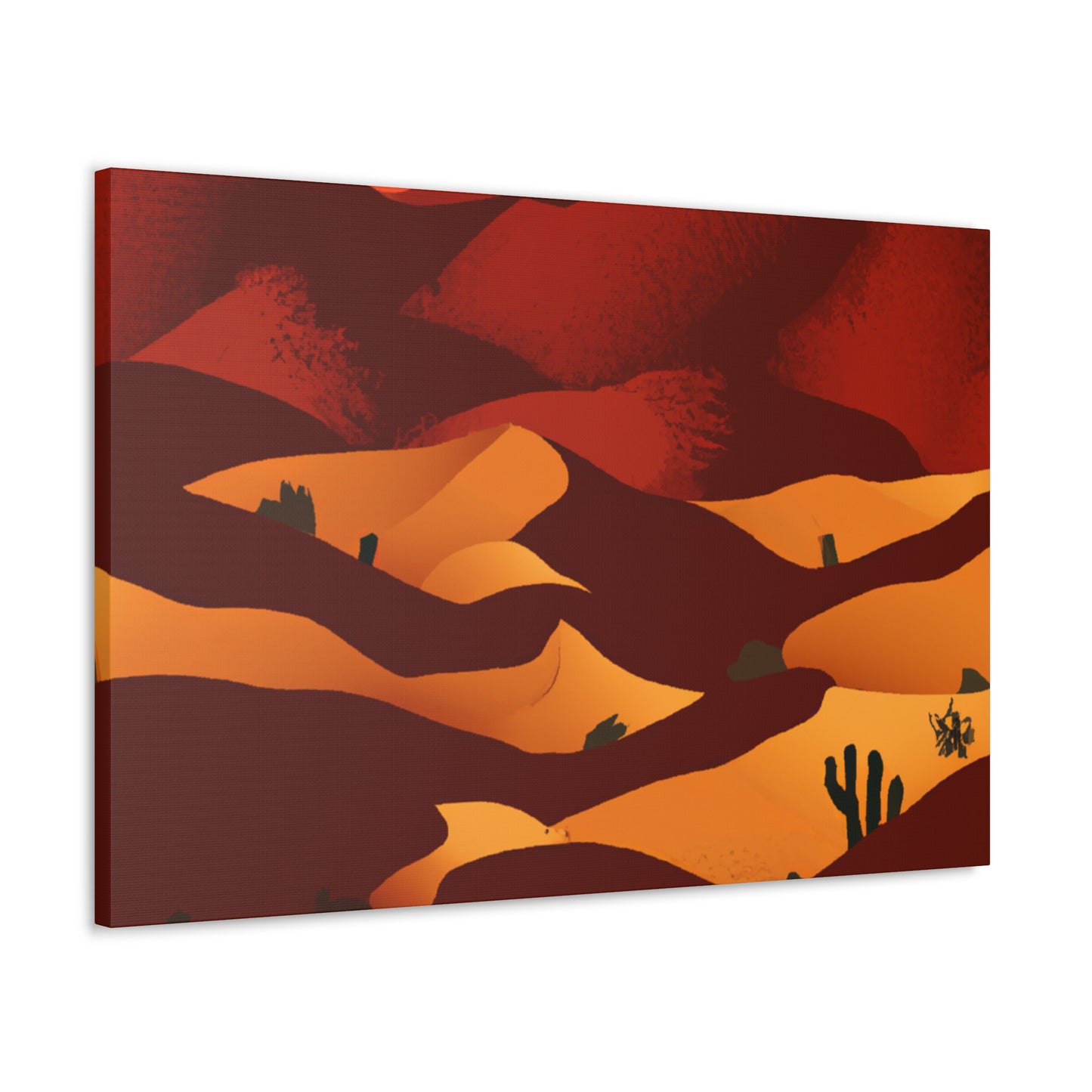 Retro Aesthetic - Vintage Contemporary - Desert - Canvas