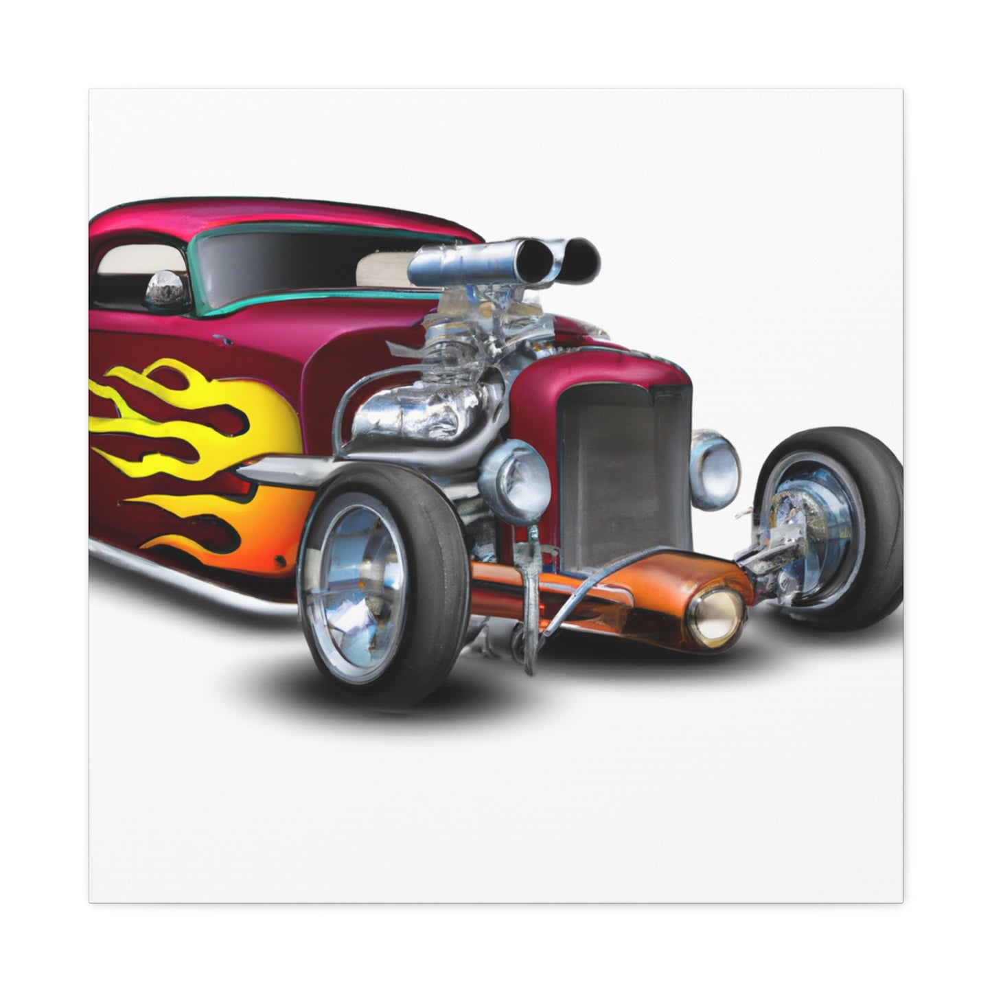 Retro Burner - Automobile - Canvas