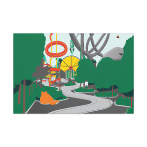 Verde Frenzy - Landscape - Amusement - Canvas