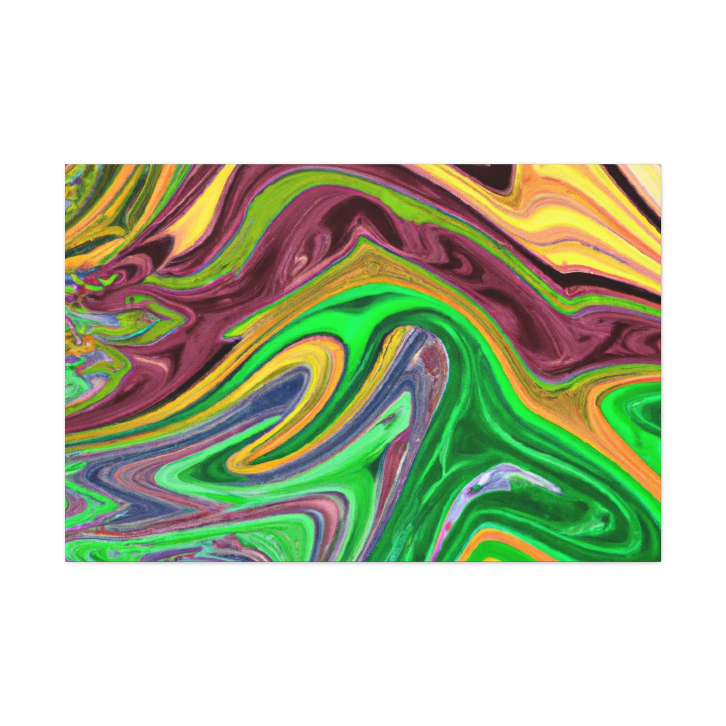Aqua Lustre - Abstract - Canvas