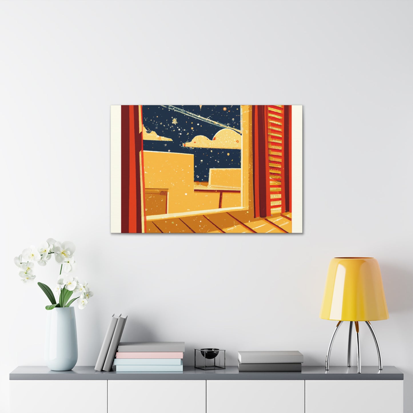 Shudder - Midcentury Canvas