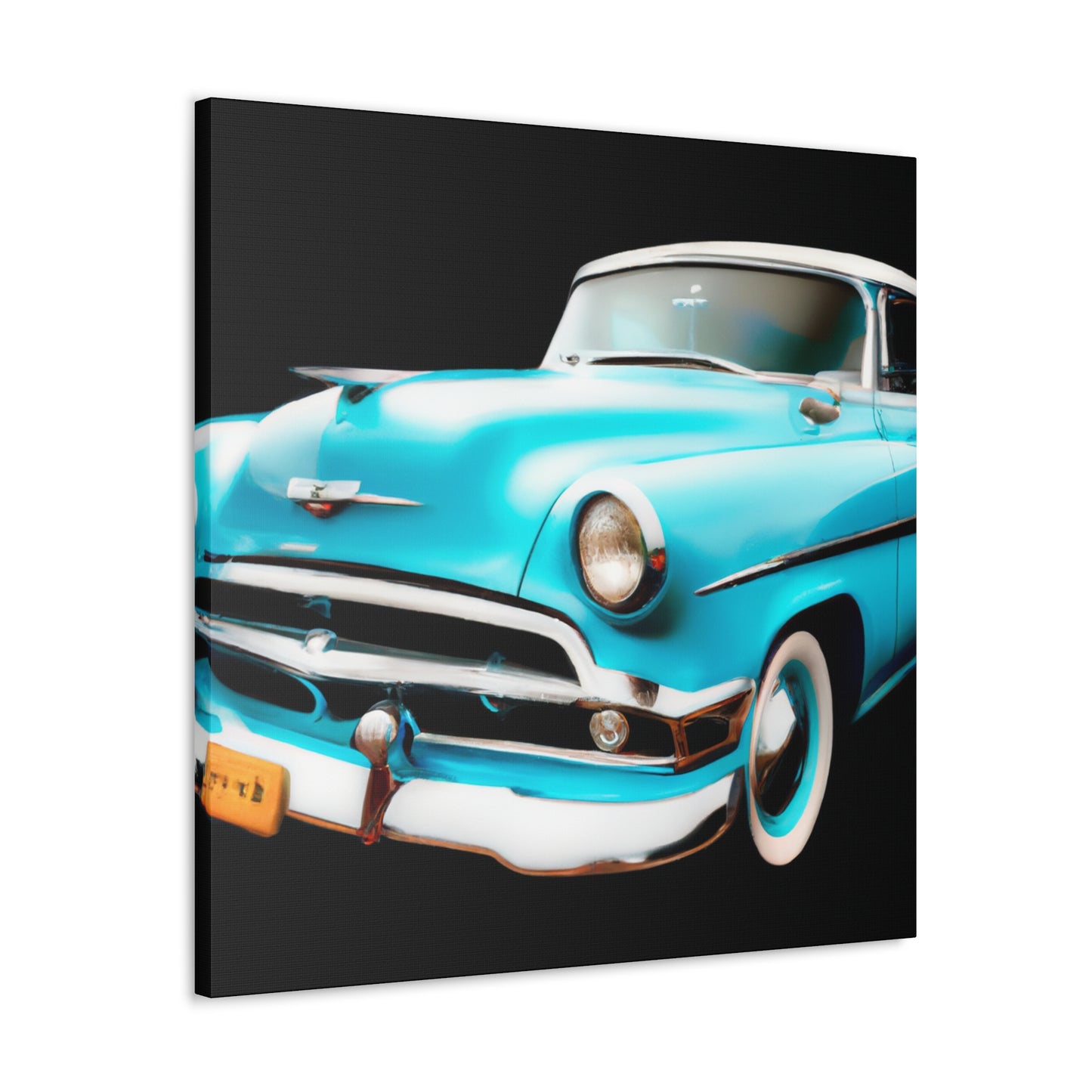 "Marine Marvel" - Automobile Canvas