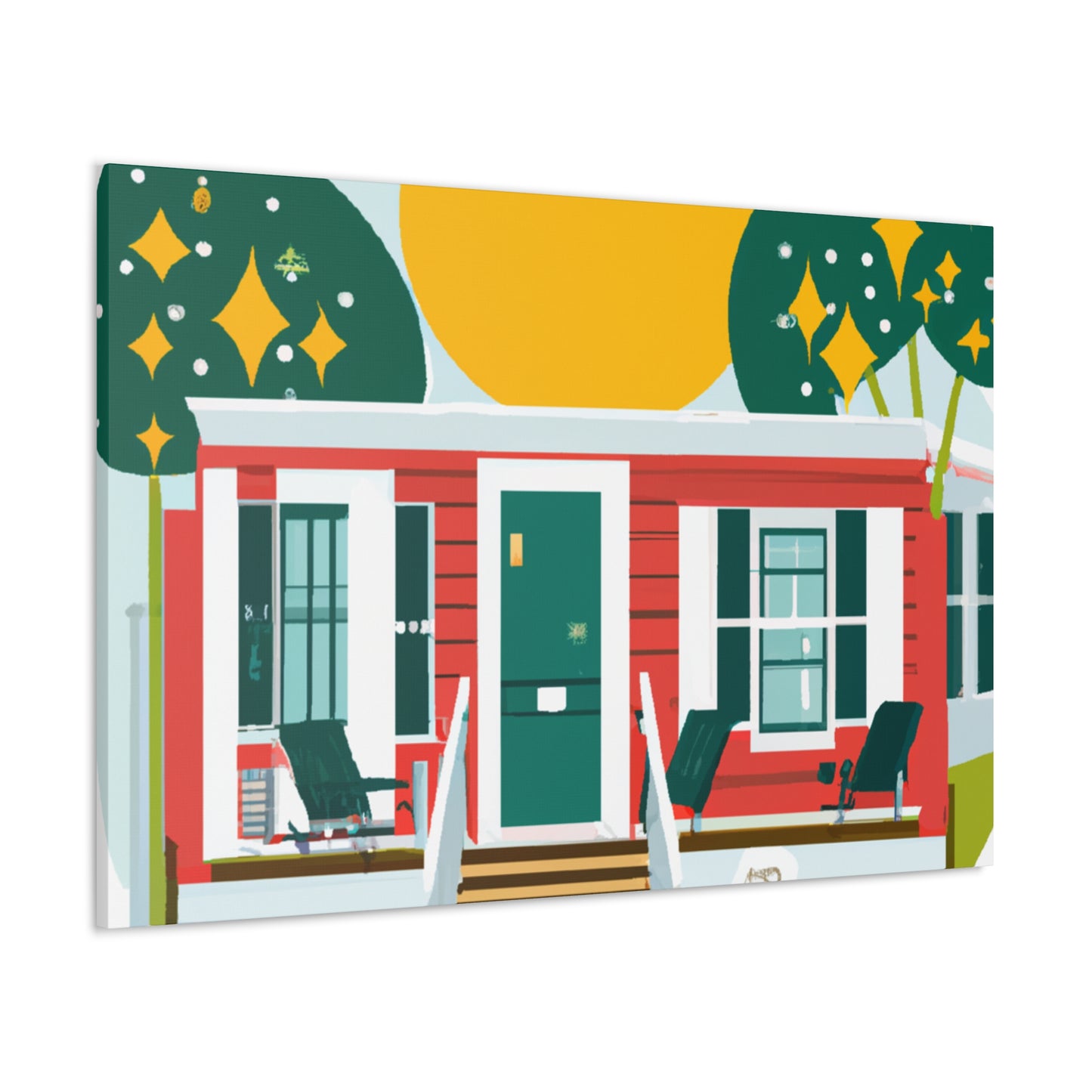 Uproot- Midcentury - Canvas
