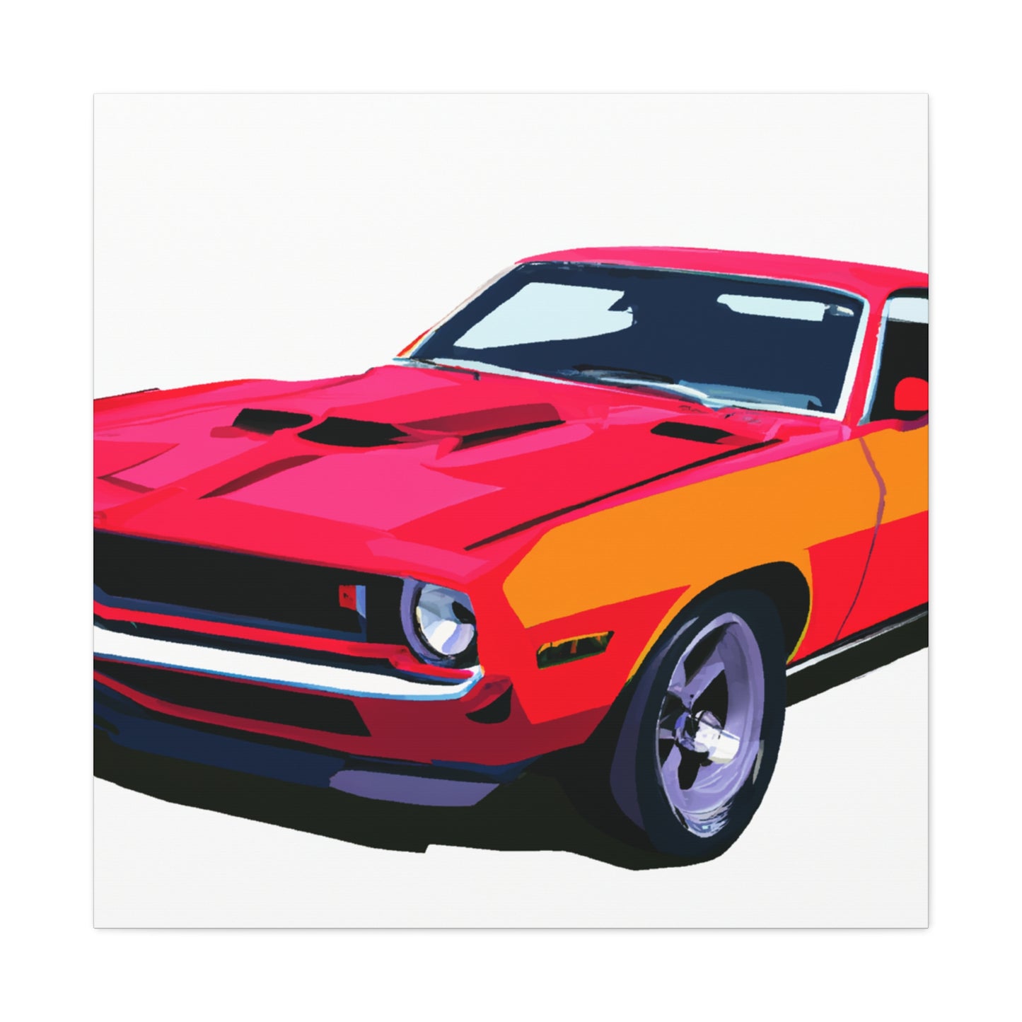 Roadrunner '65 - Automobile - Canvas