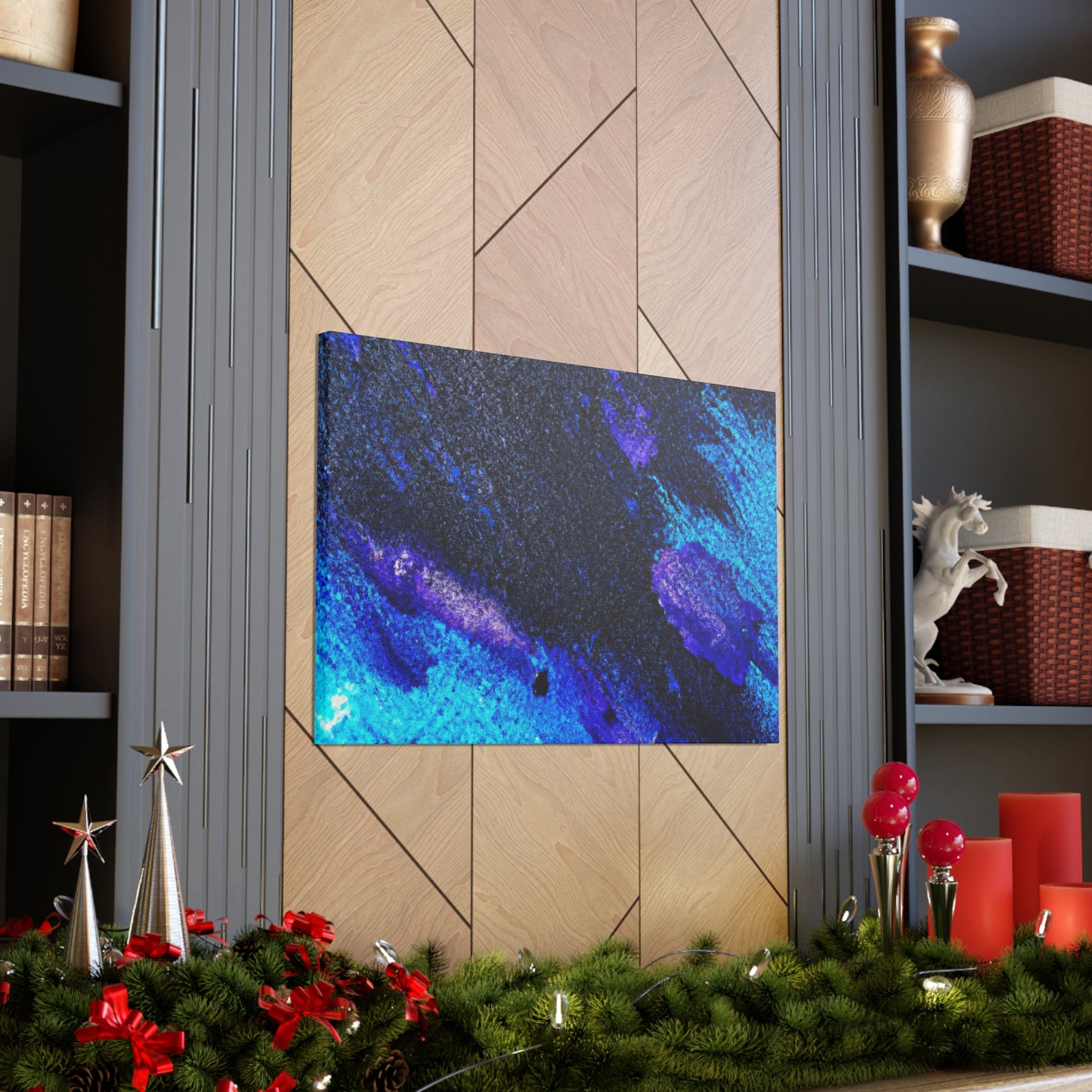 Blue Haze - Abstract Canvas